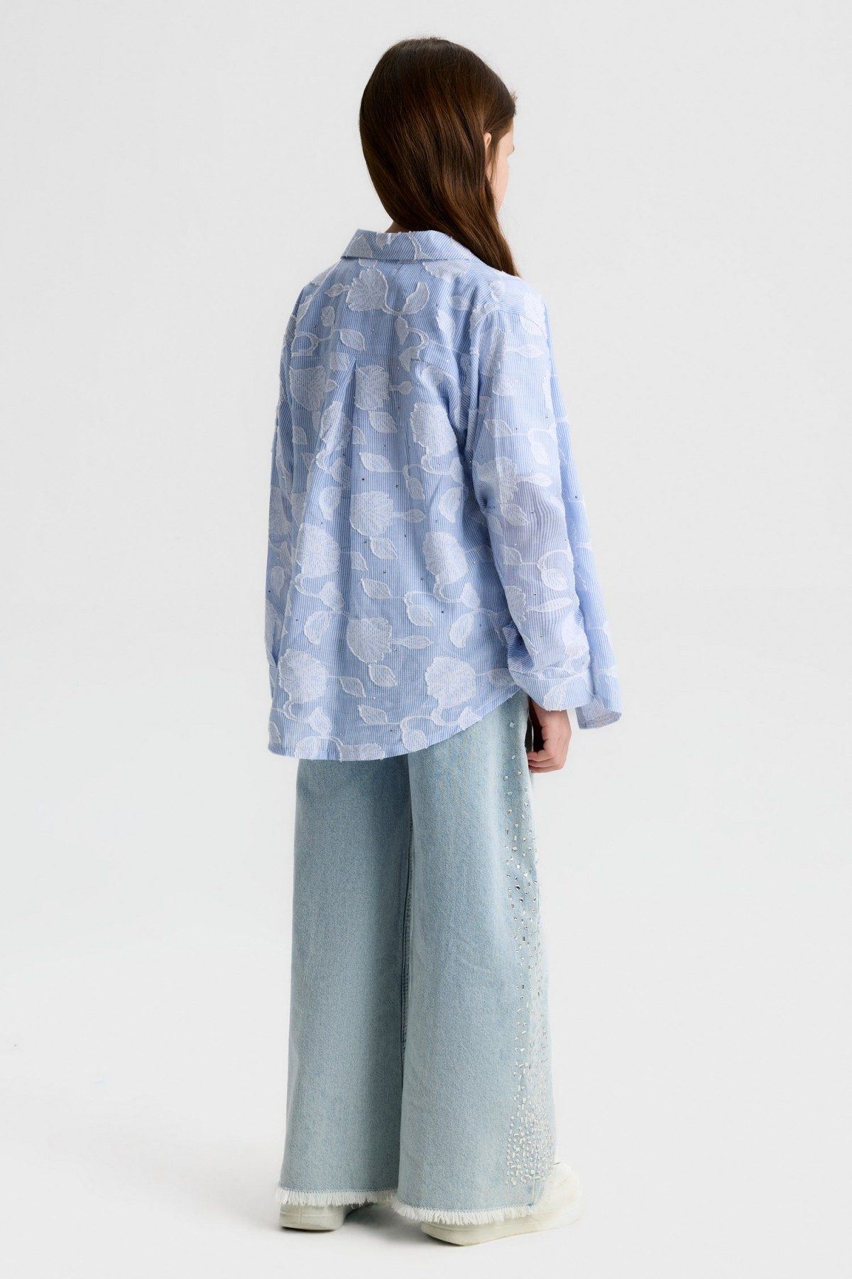 8-14 Yaş Marion Storm Kız Çocuk 3'Lü Takım-Mavi