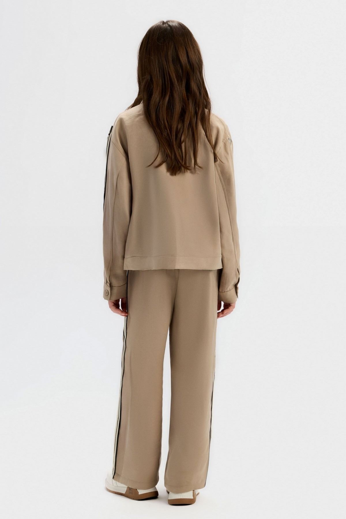 8-14 Yaş Cool Lucky Kız Çocuk 3'Lü Takım-Vizon