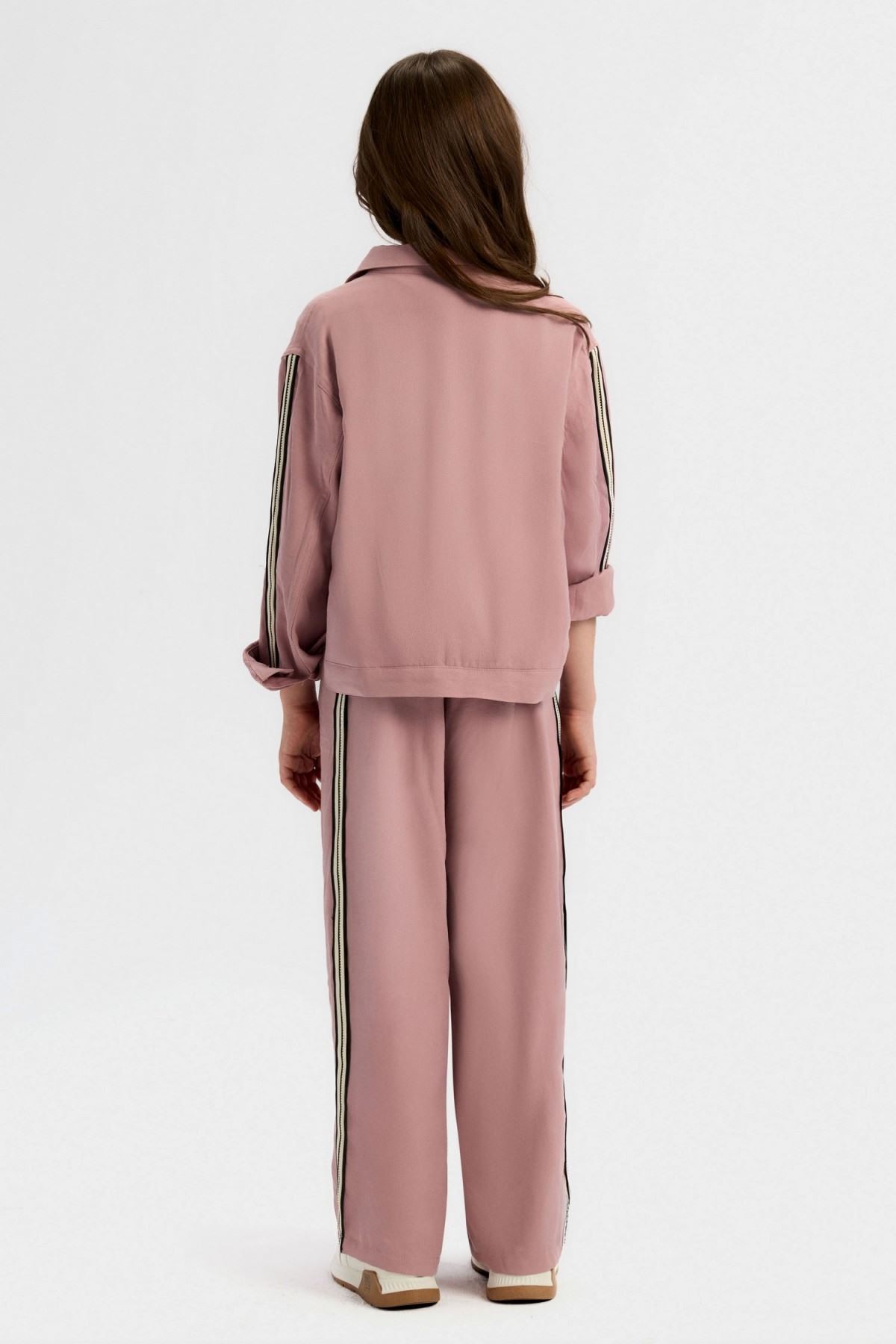 8-14 Yaş Cool Lucky Kız Çocuk 3'Lü Takım-Pudra