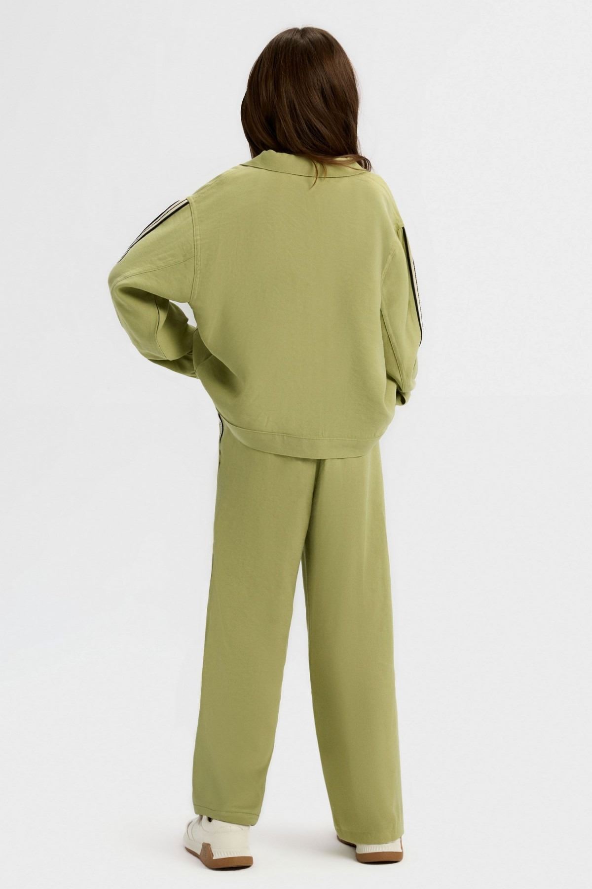 8-14 Yaş Cool Lucky Kız Çocuk 3'Lü Takım-Yeşil