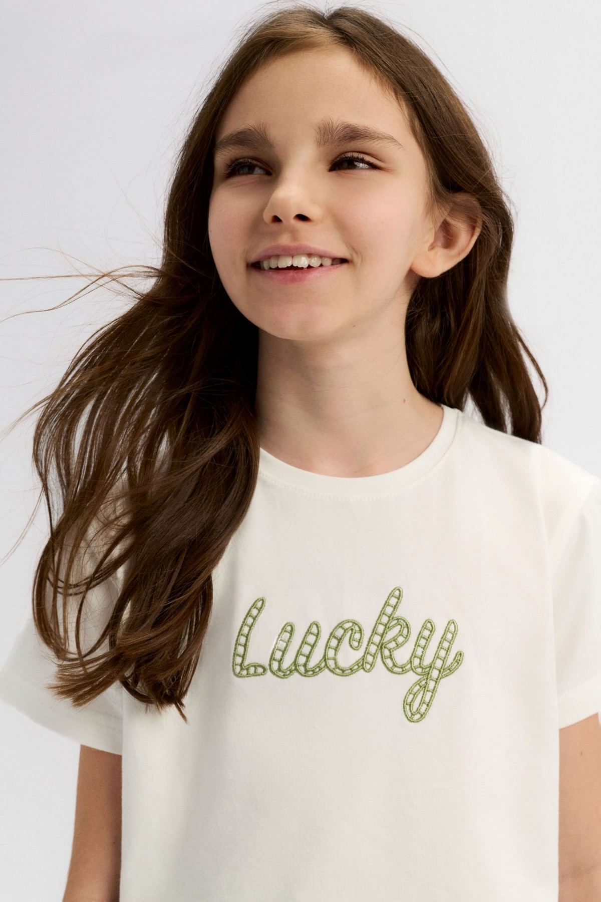 8-14 Yaş Cool Lucky Kız Çocuk 3'Lü Takım-Yeşil