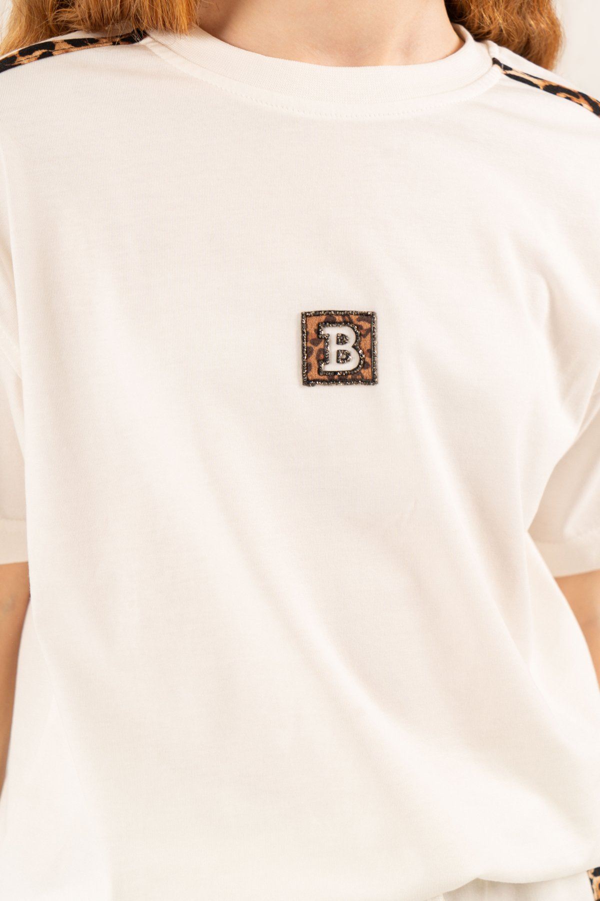 9-15 Yaş Boccile Cooles Kız Çocuk Takım-Ekru