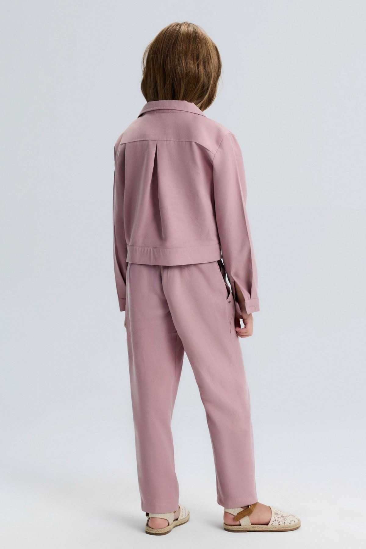 8-14 Yaş Lovely Lux Kız Çocuk 3'Lü Takım-Pembe