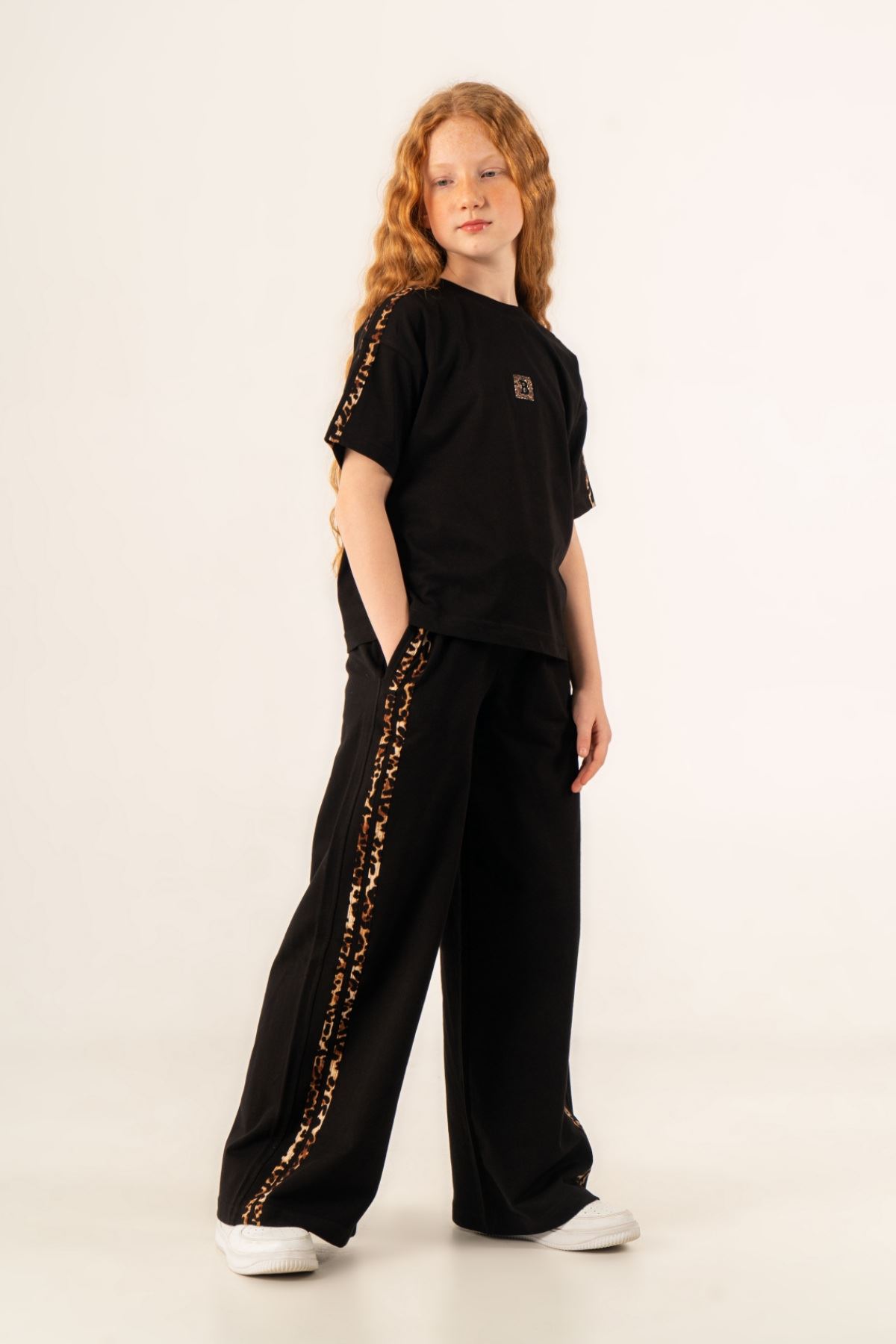 9-15 Yaş Boccile Cooles Kız Çocuk Takım-Siyah