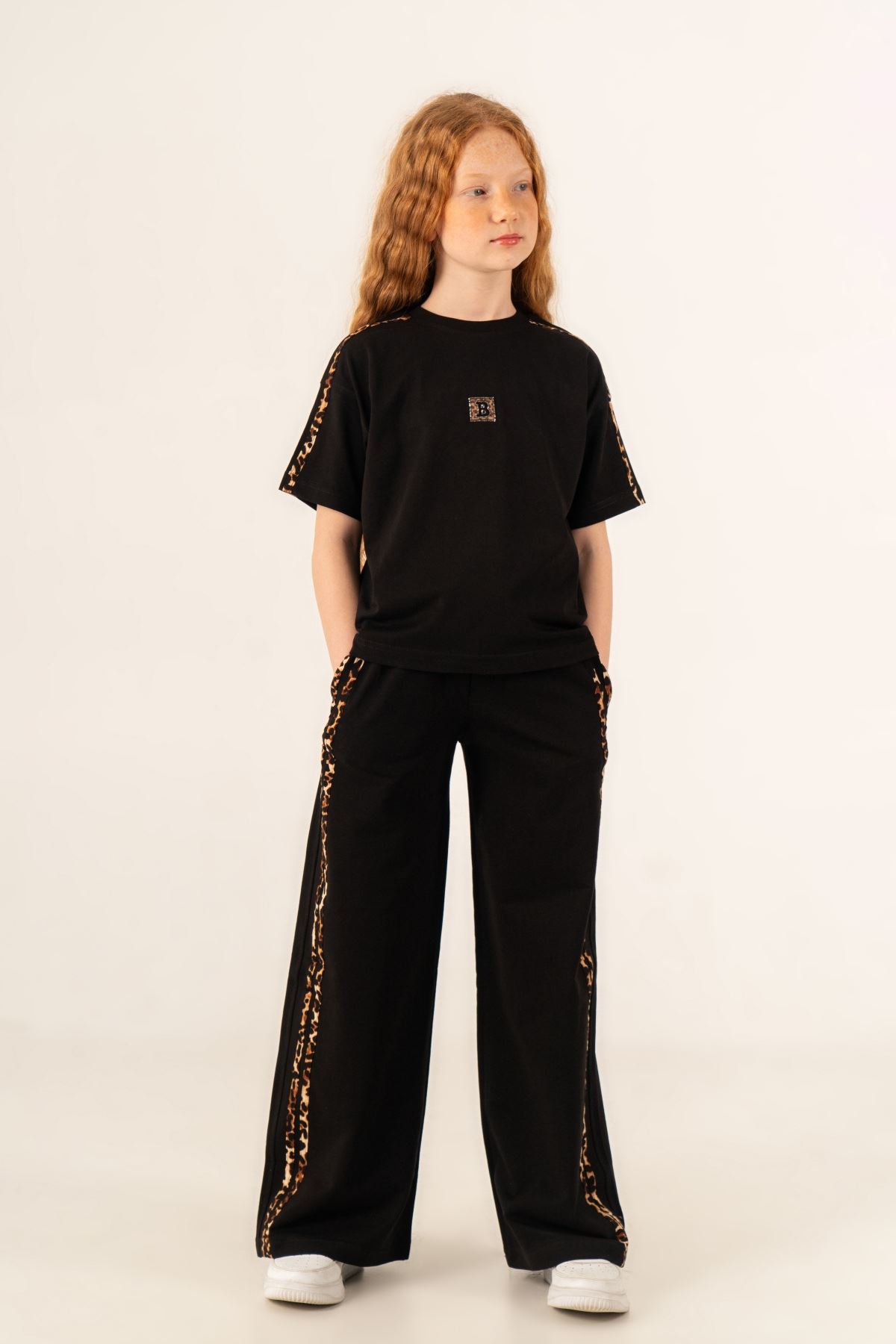 9-15 Yaş Boccile Cooles Kız Çocuk Takım-Siyah