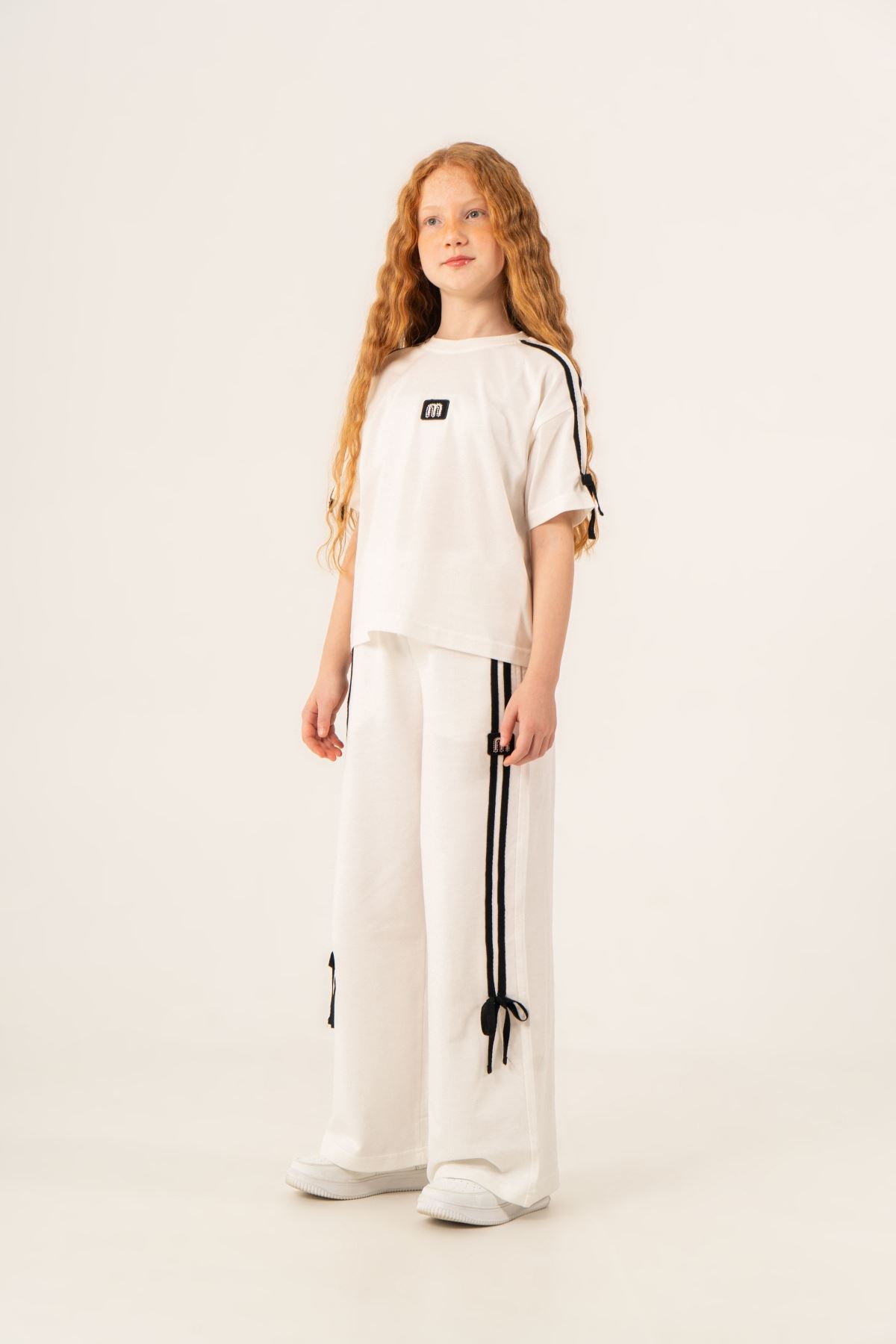 9-15 Yaş Prime Mussness Kız Çocuk Takım-Ekru