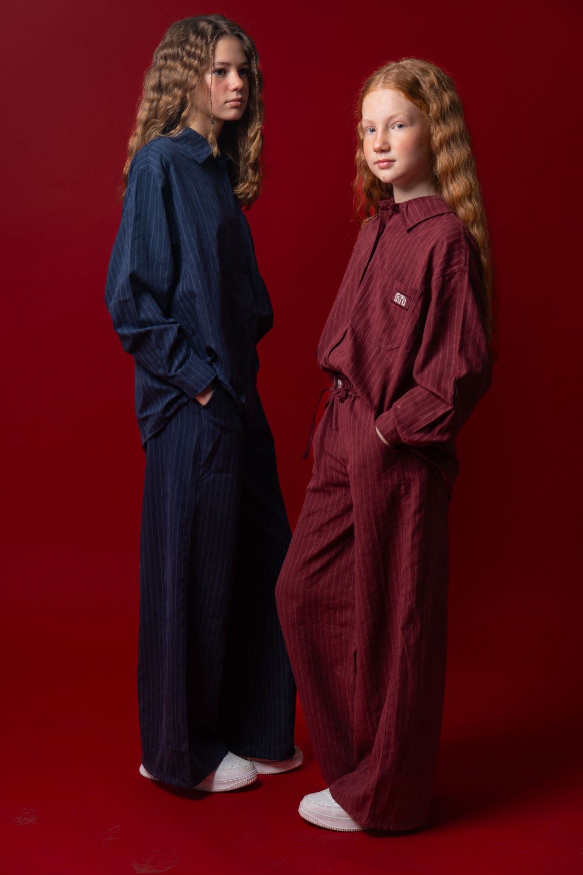 9-15 Yaş Premium Class Kız Çocuk Takım-Lacivert