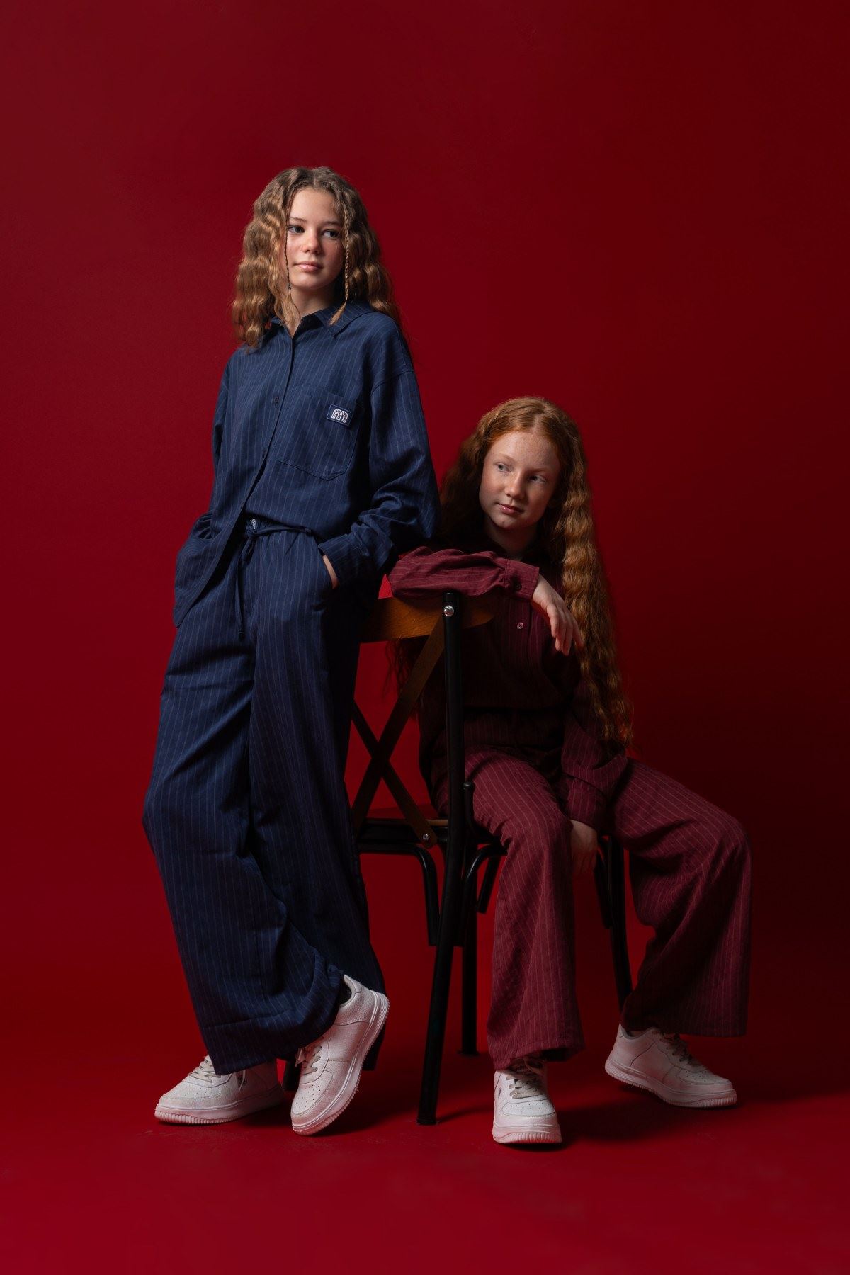 9-15 Yaş Premium Class Kız Çocuk Takım-Lacivert