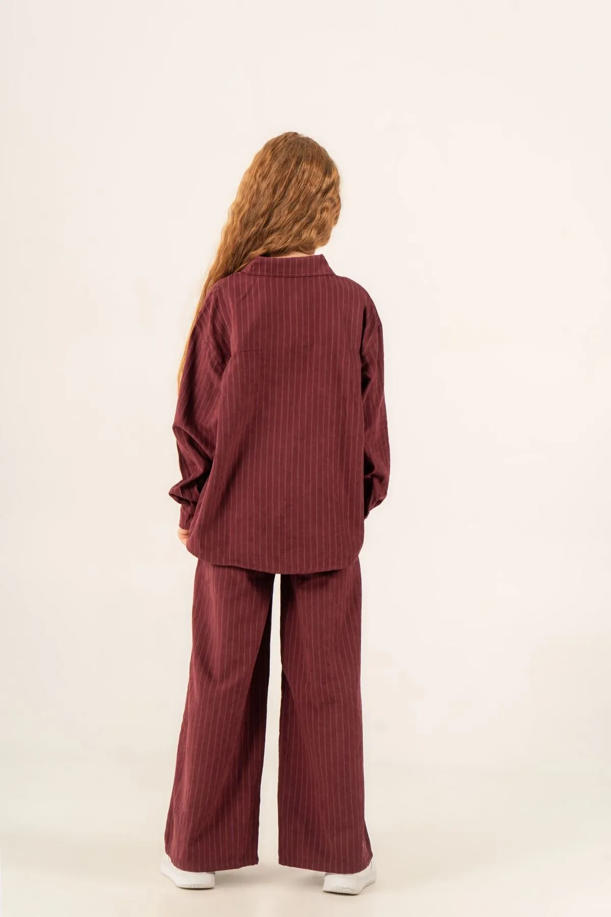 9-15 Yaş Premium Class Kız Çocuk Takım-Bordo