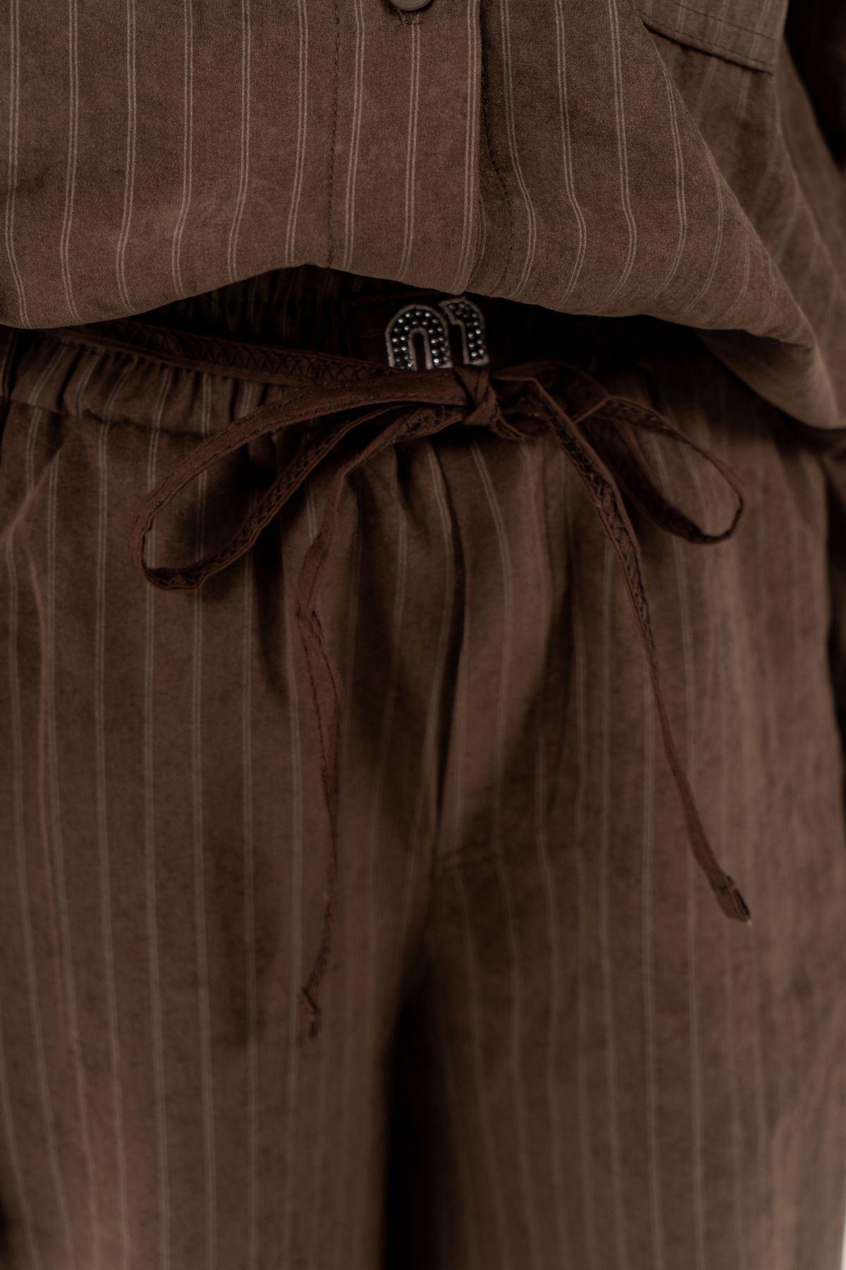 9-15 Yaş Premium Class Kız Çocuk Takım-Kahverengi