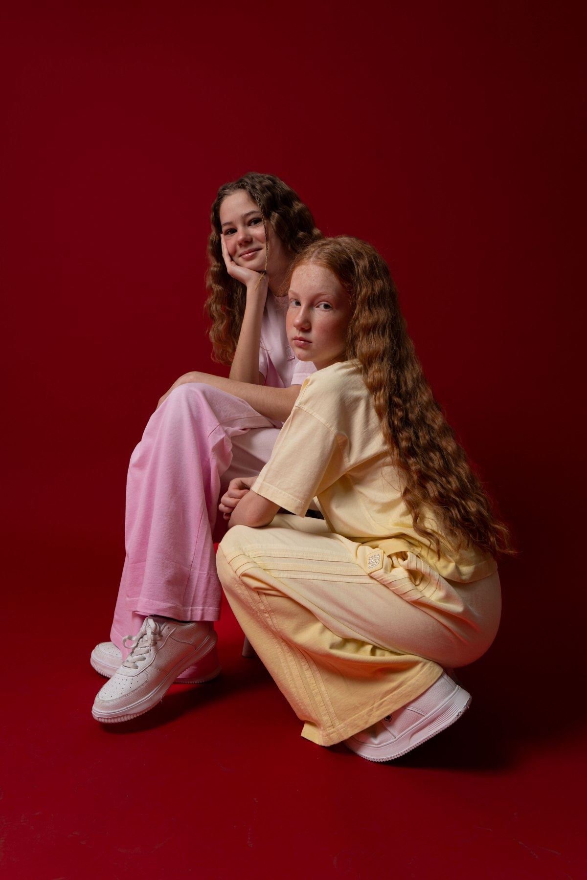 9-15 Yaş New Prime Line Kız Çocuk Takım-Sarı