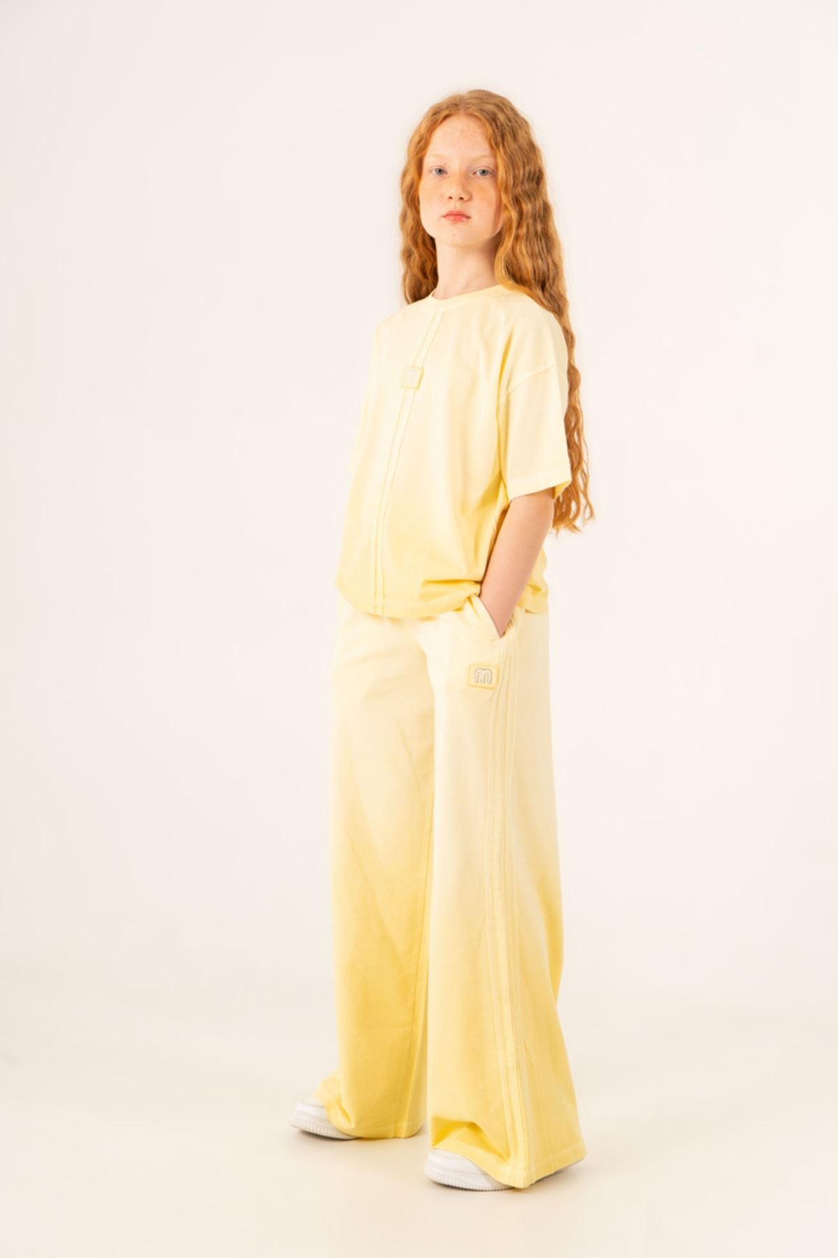 9-15 Yaş New Prime Line Kız Çocuk Takım-Sarı