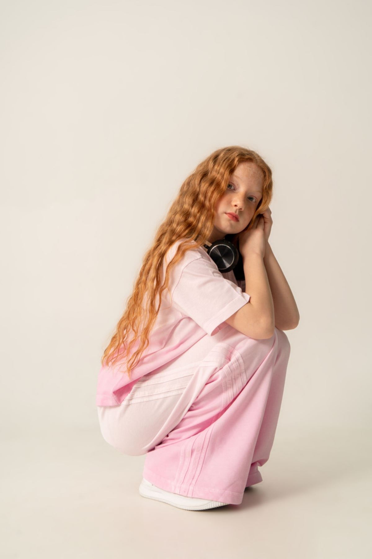 9-15 Yaş New Prime Line Kız Çocuk Takım-Pembe