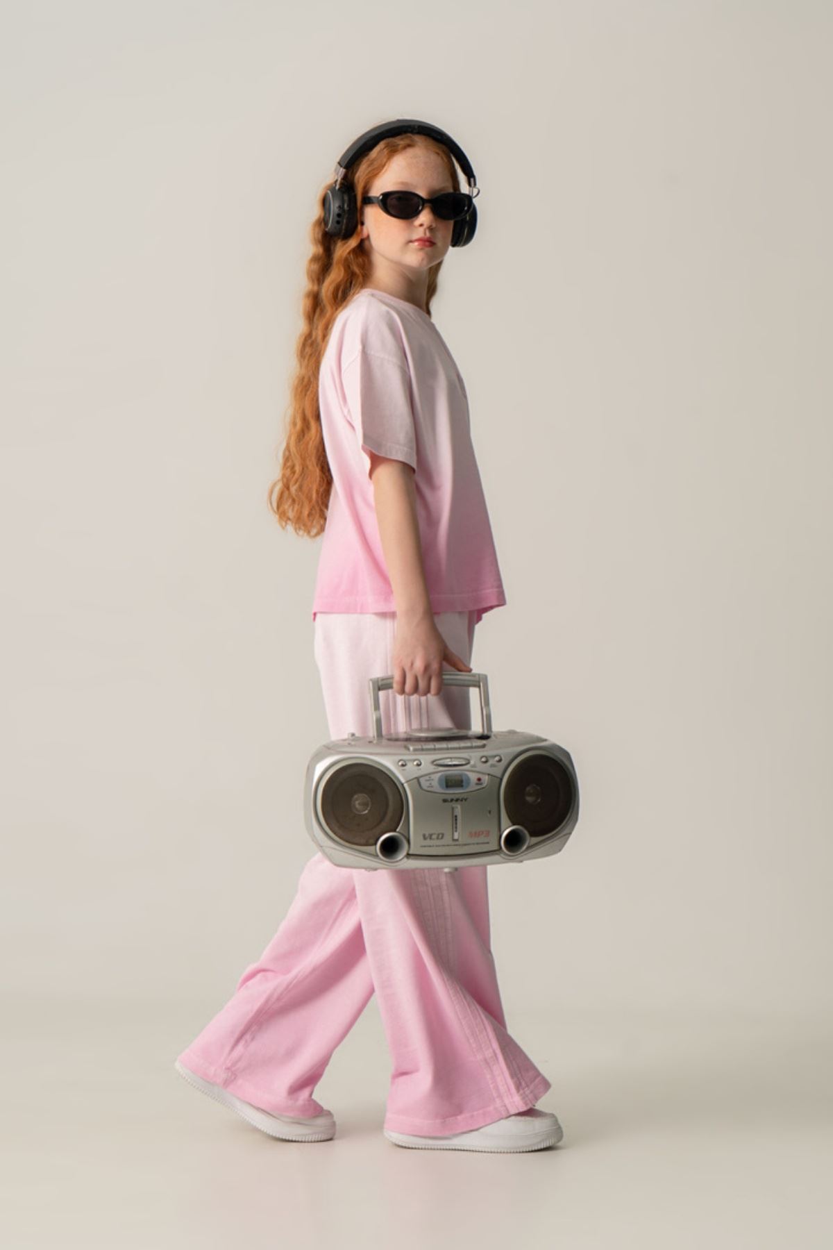 9-15 Yaş New Prime Line Kız Çocuk Takım-Pembe