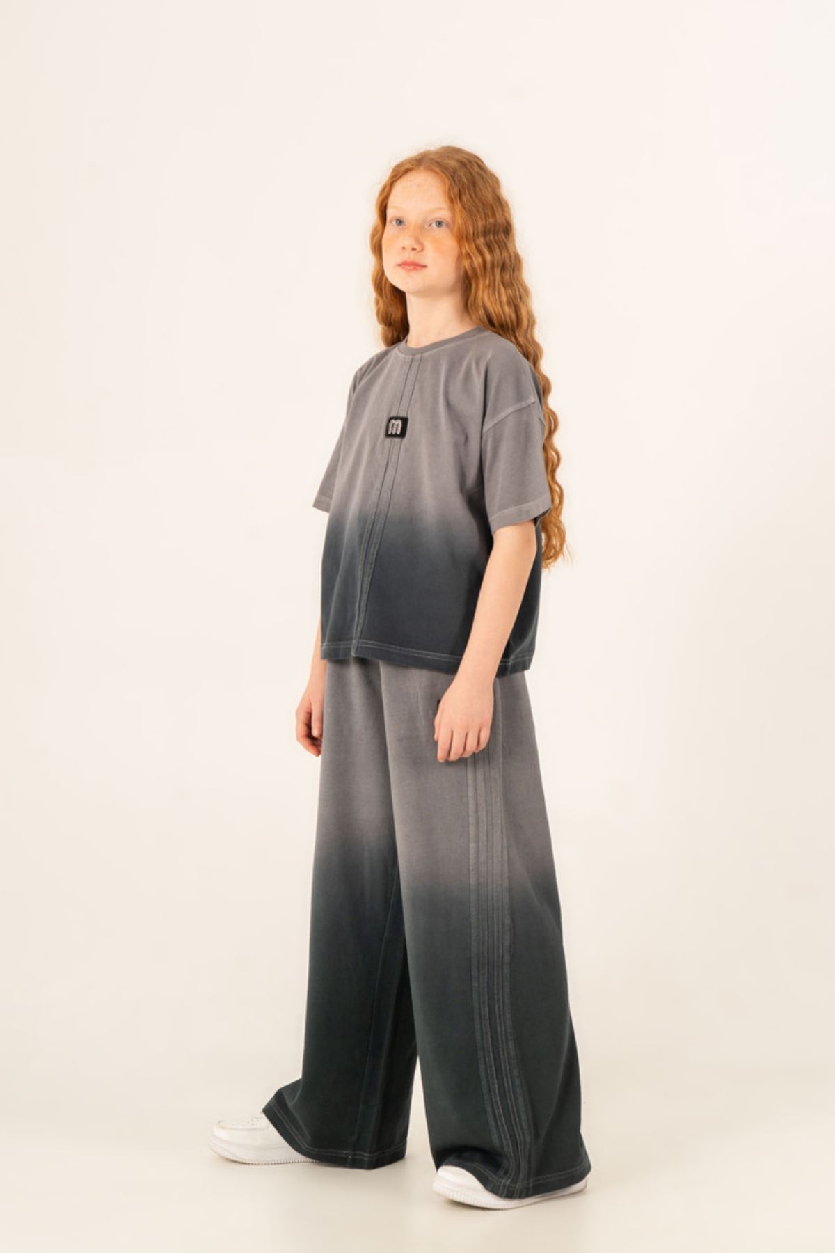 9-15 Yaş New Prime Line Kız Çocuk Takım-Antrasit