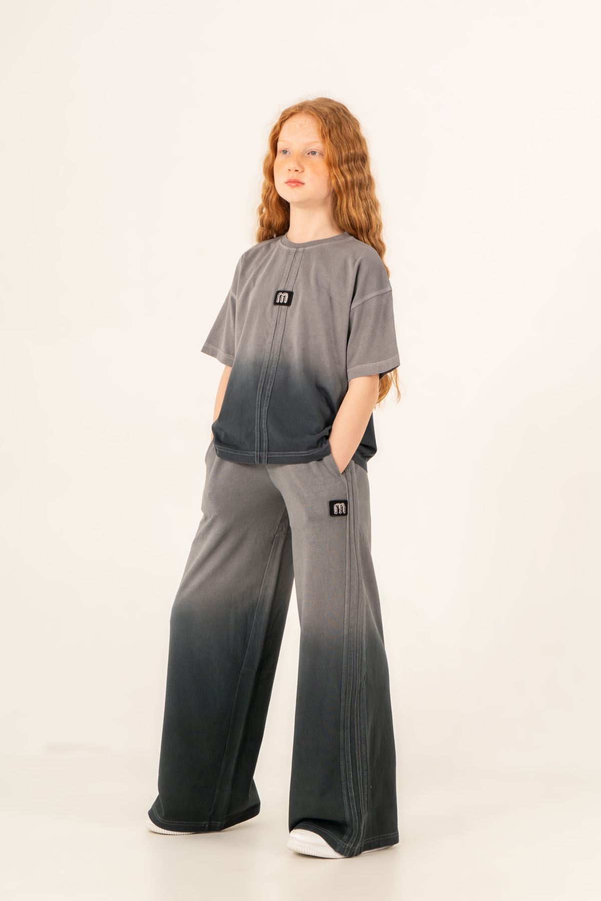 9-15 Yaş New Prime Line Kız Çocuk Takım-Antrasit