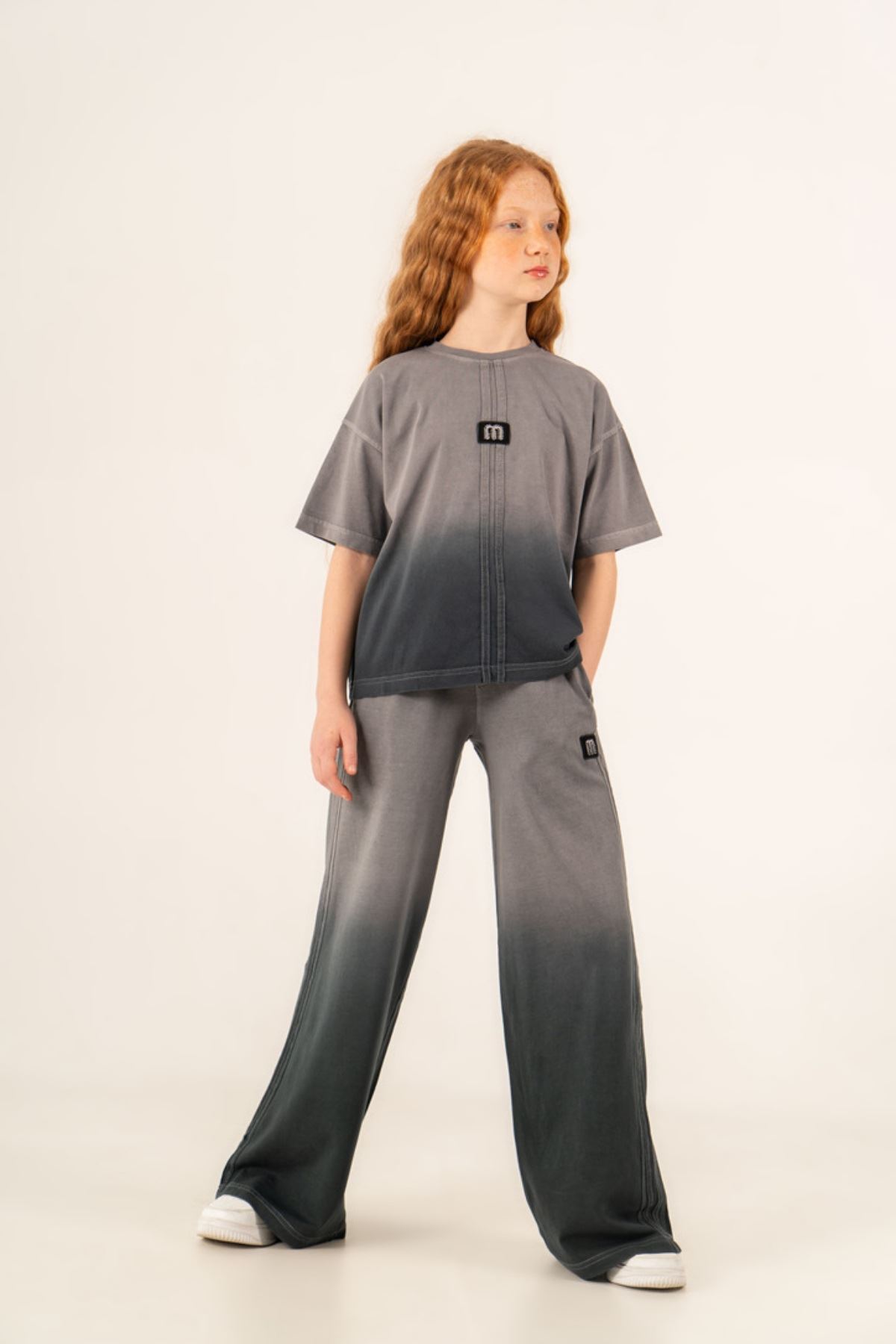 9-15 Yaş New Prime Line Kız Çocuk Takım-Antrasit