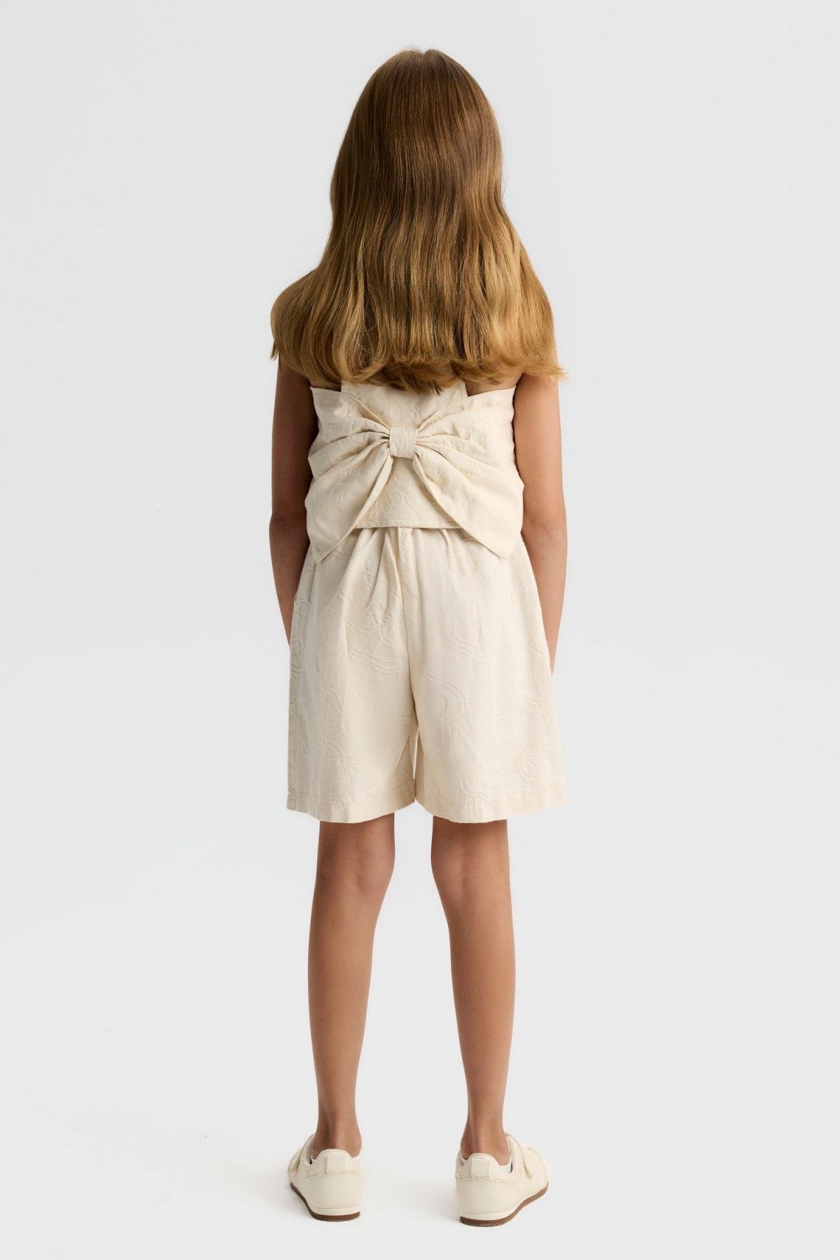 8-14 Yaş Lara Crown Kız Çocuk Takım-Latte