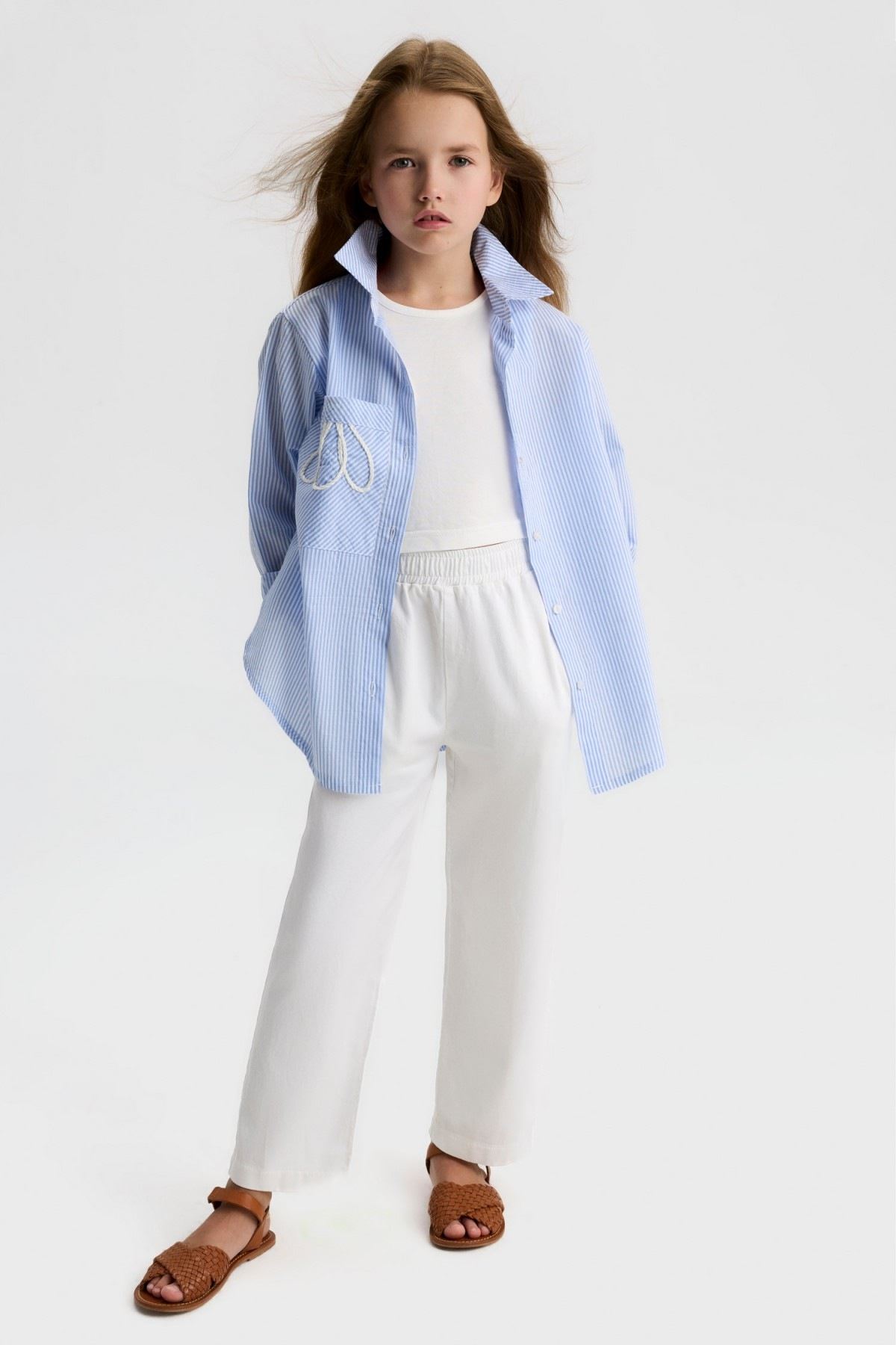 8-14 Yaş Brıstol Mode Kız Çocuk Takım-Mavi