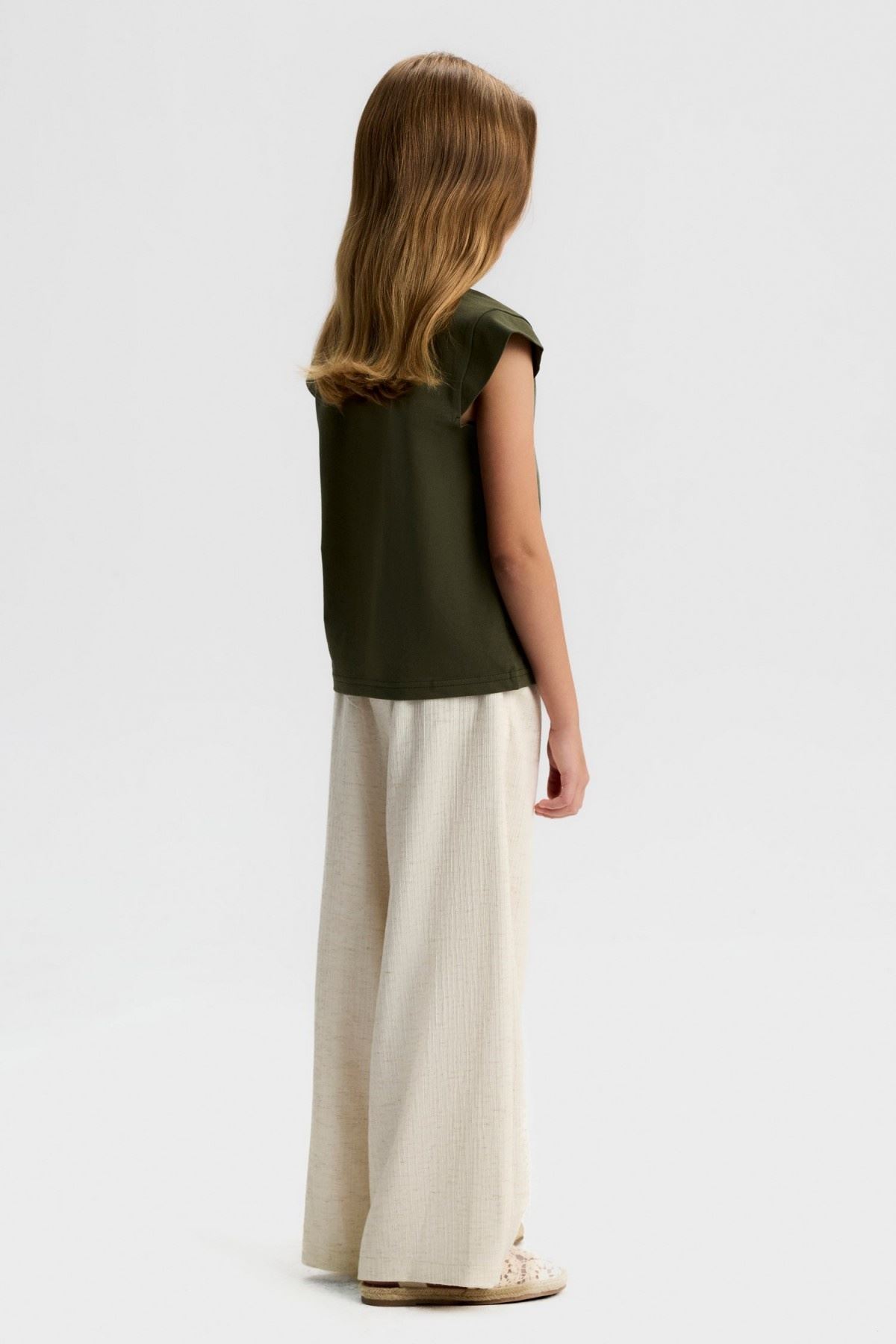 8-14 Yaş Betty Luna Kız Çocuk Takım-Haki