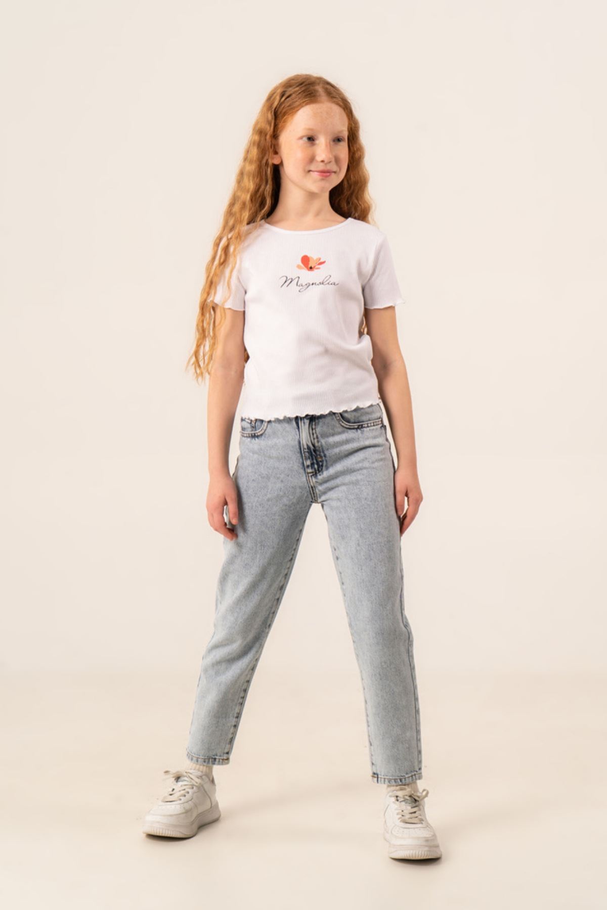 9-14 Yaş Magnolia Prime Kız Çocuk 3'Lü Takım-Oranj