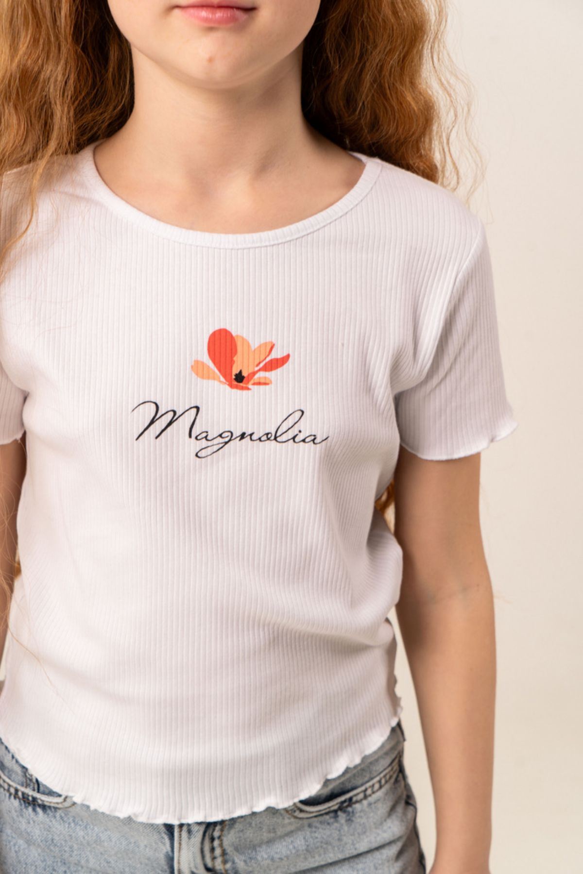 9-14 Yaş Magnolia Prime Kız Çocuk 3'Lü Takım-Oranj