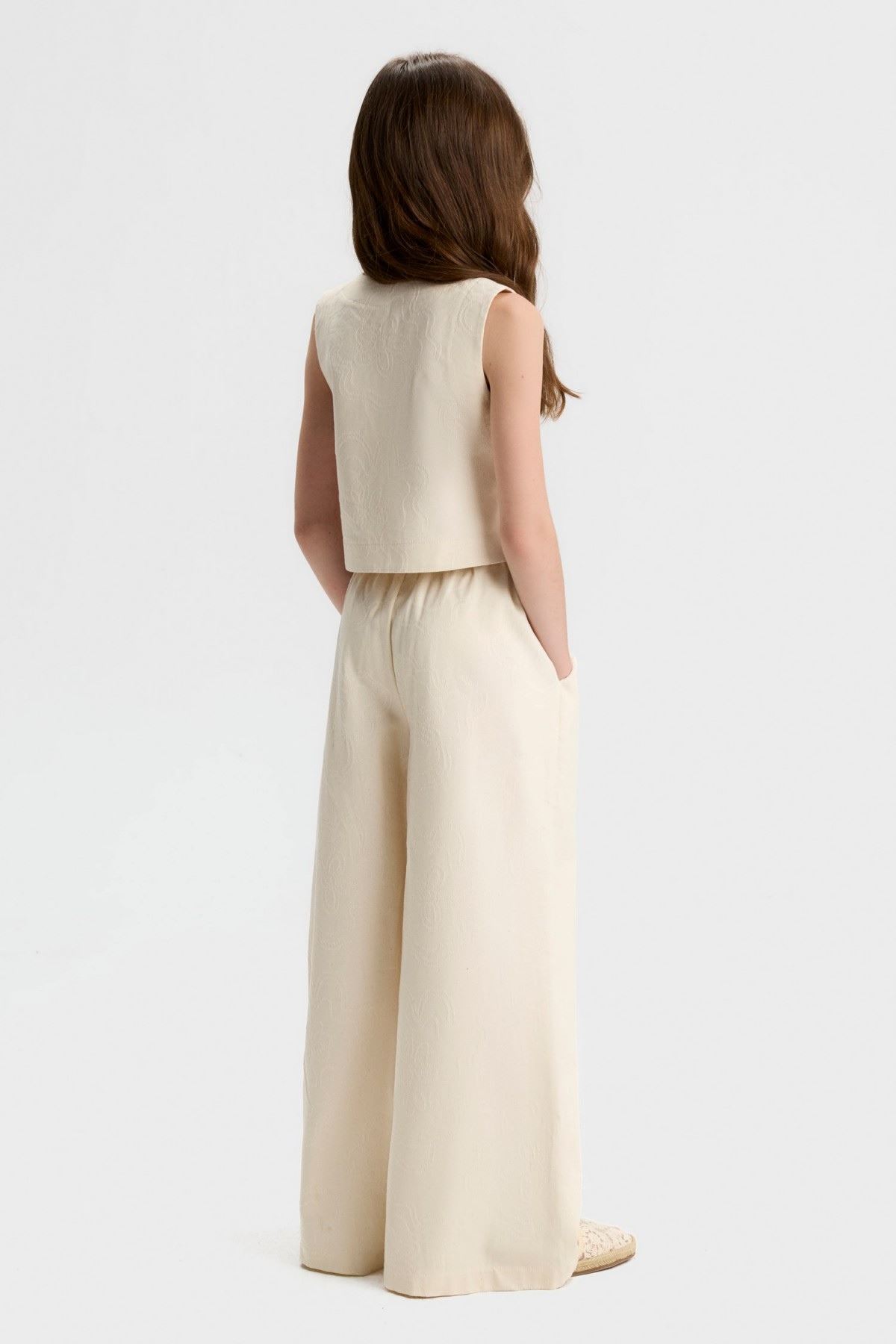 8-14 Yaş Elite Blossom Kız Çocuk Takım-Latte