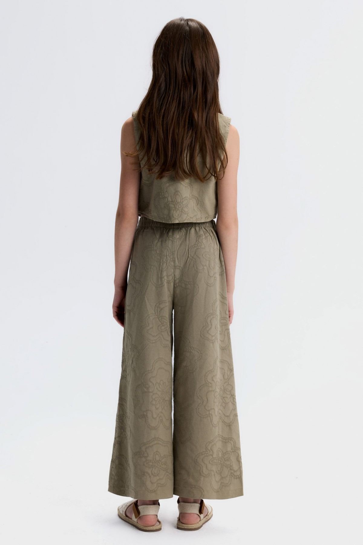 8-14 Yaş Candy Moon Kız Çocuk Takım-Haki