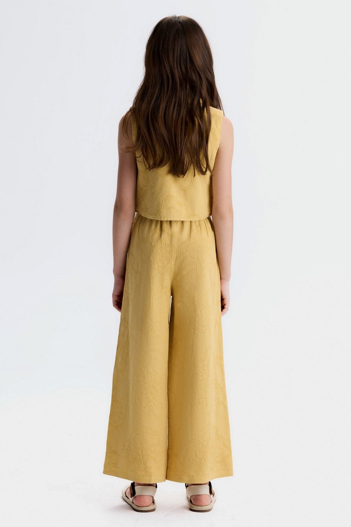 8-14 Yaş Candy Moon Kız Çocuk Takım-Hardal