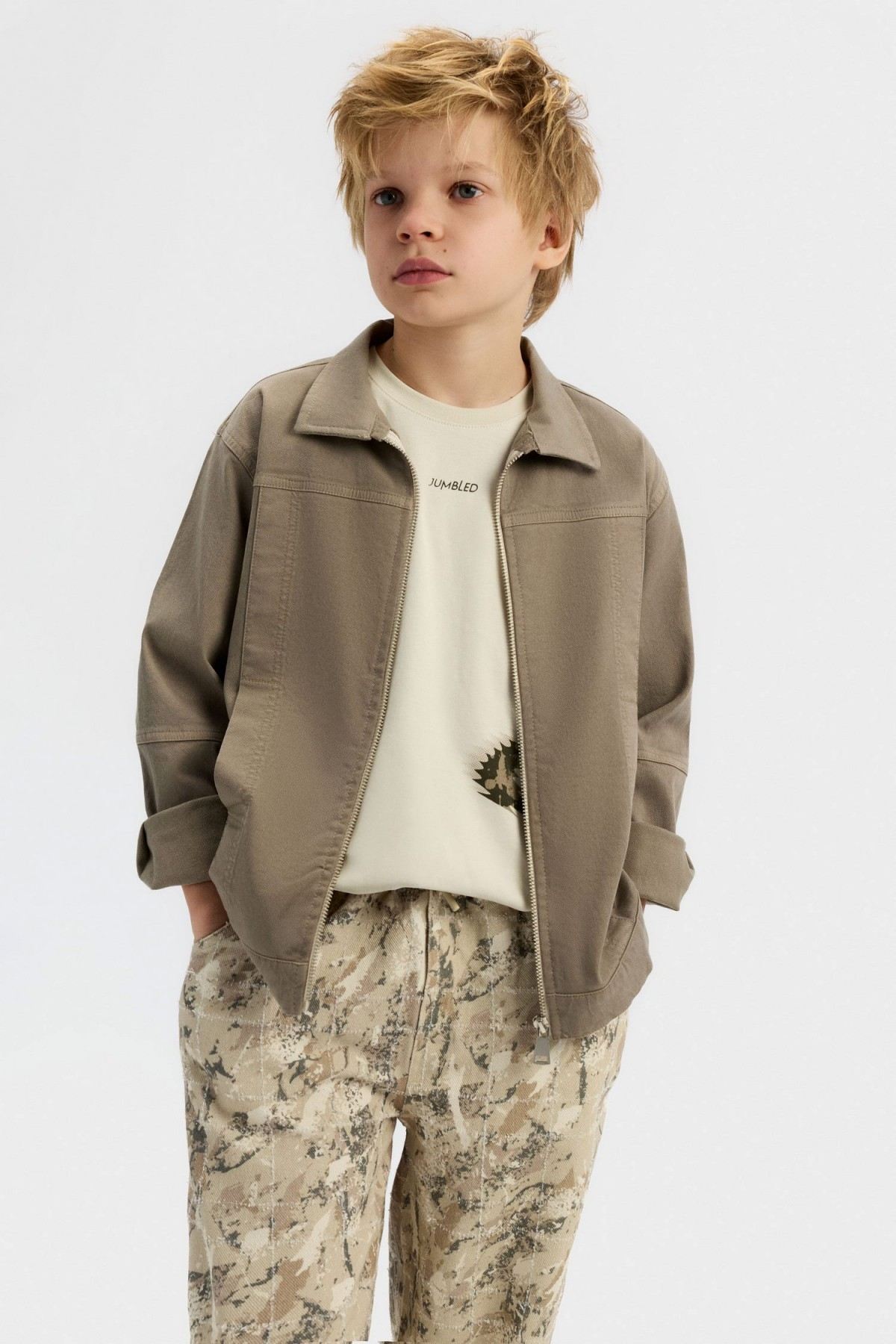 8-14 Yaş Mustang Hera Erkek Çocuk 3'Lü Takım-Uzay Grisi