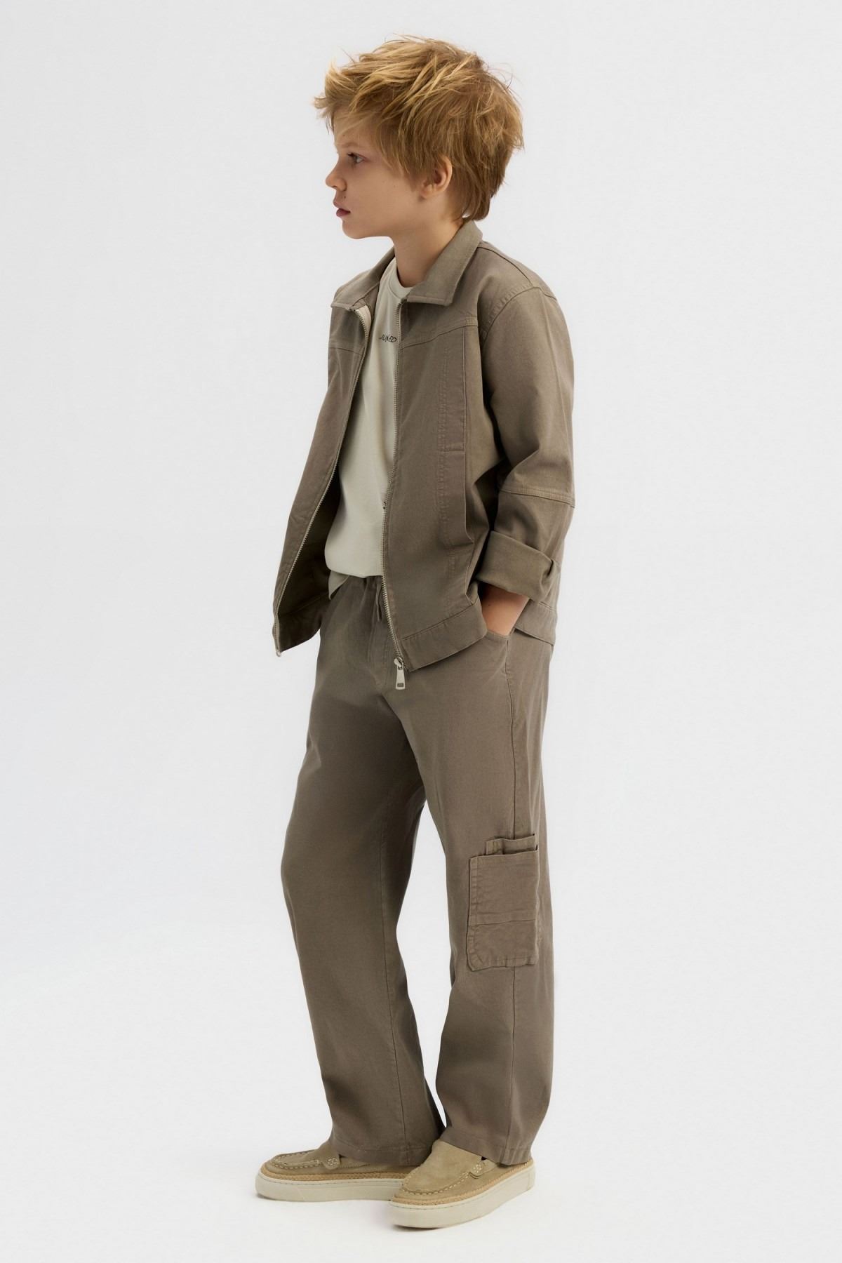 8-14 Yaş Mustang Stark Erkek Çocuk 3'Lü Takım-Uzay Grisi