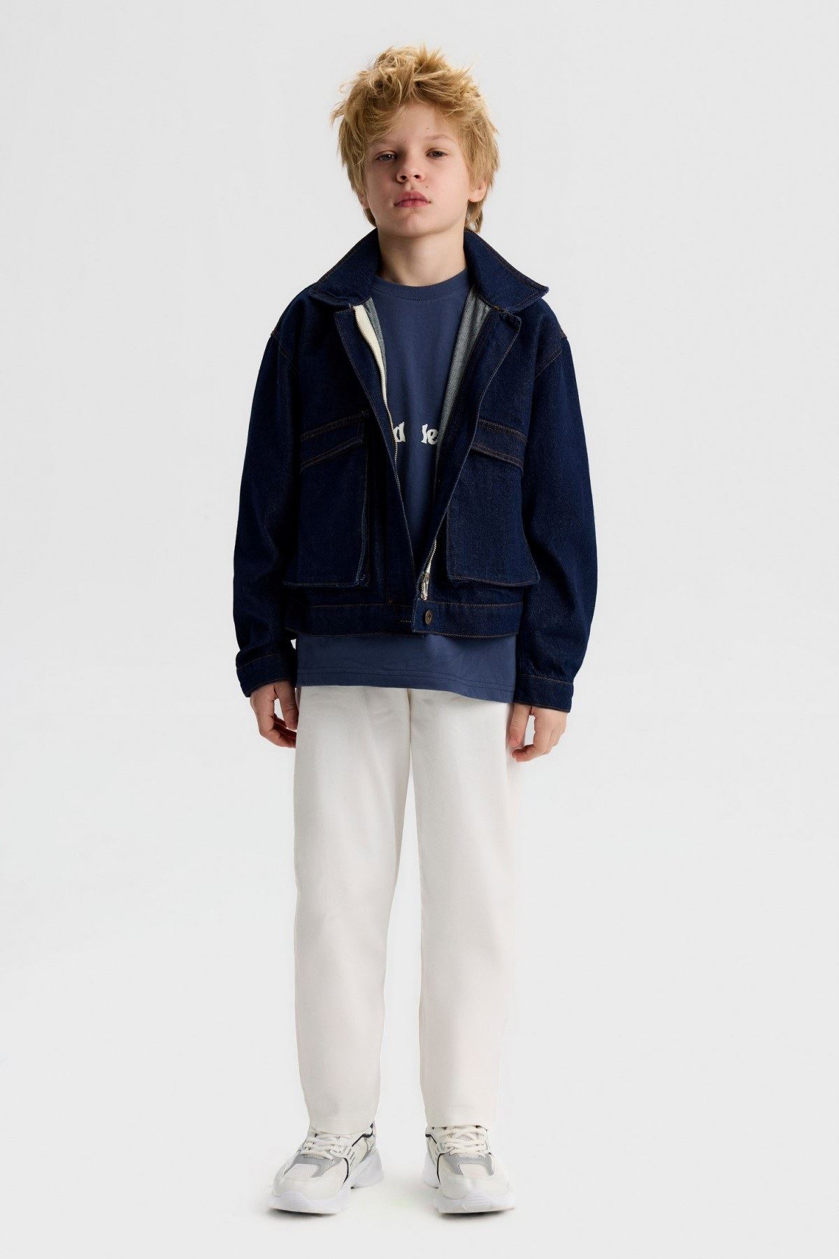 8-14 Yaş Prime Busy Erkek Çocuk 3'Lü Takım-Lacivert