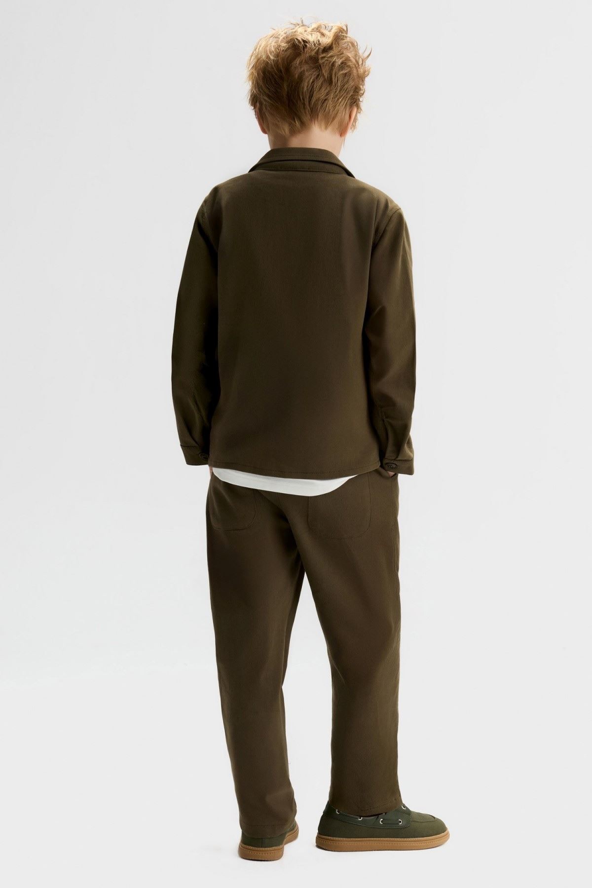 8-14 Yaş Mount Lıke Erkek Çocuk 3'Lü Takım-Haki