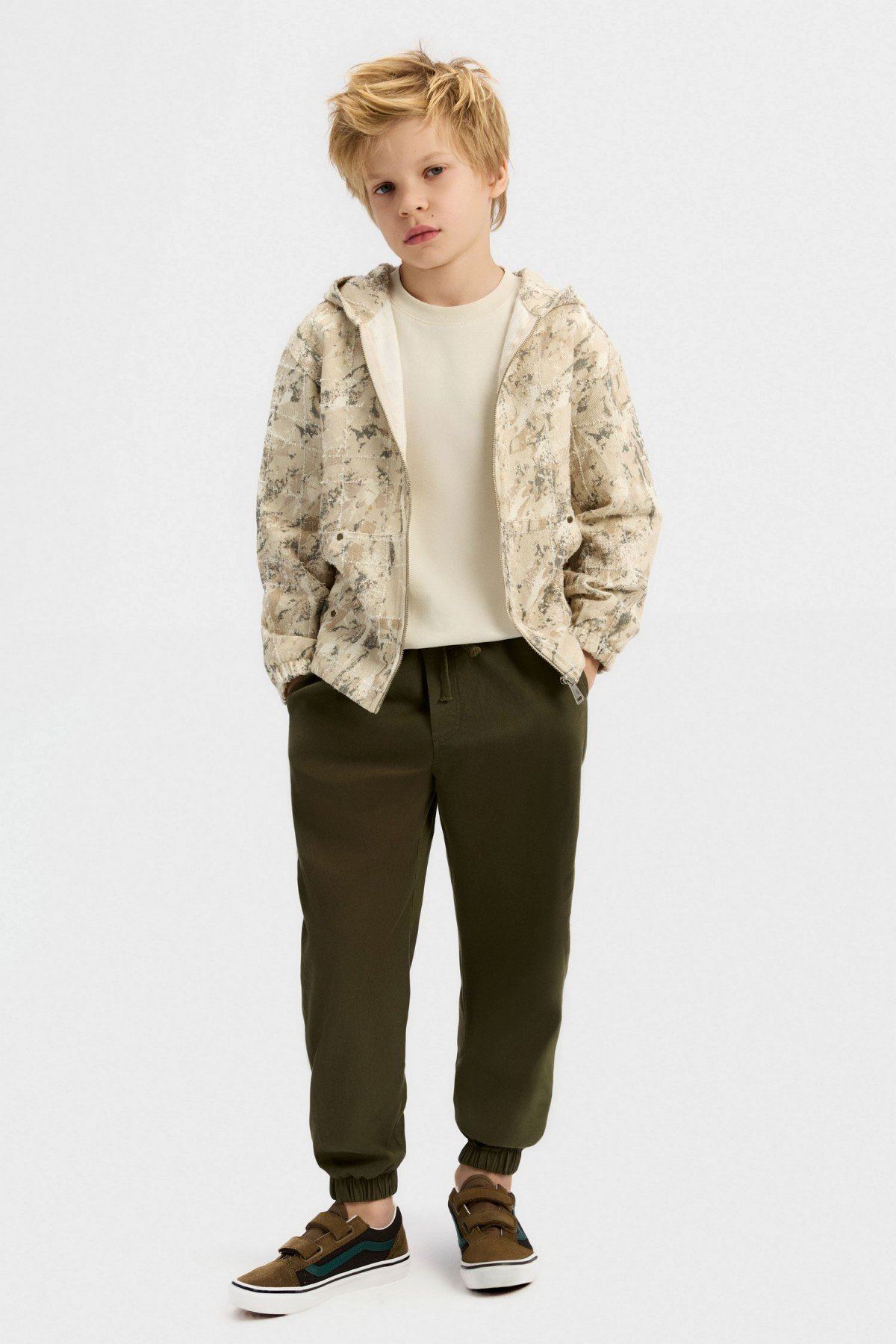 8-14 Yaş Hera Cool Erkek Çocuk 3'Lü Takım-Latte