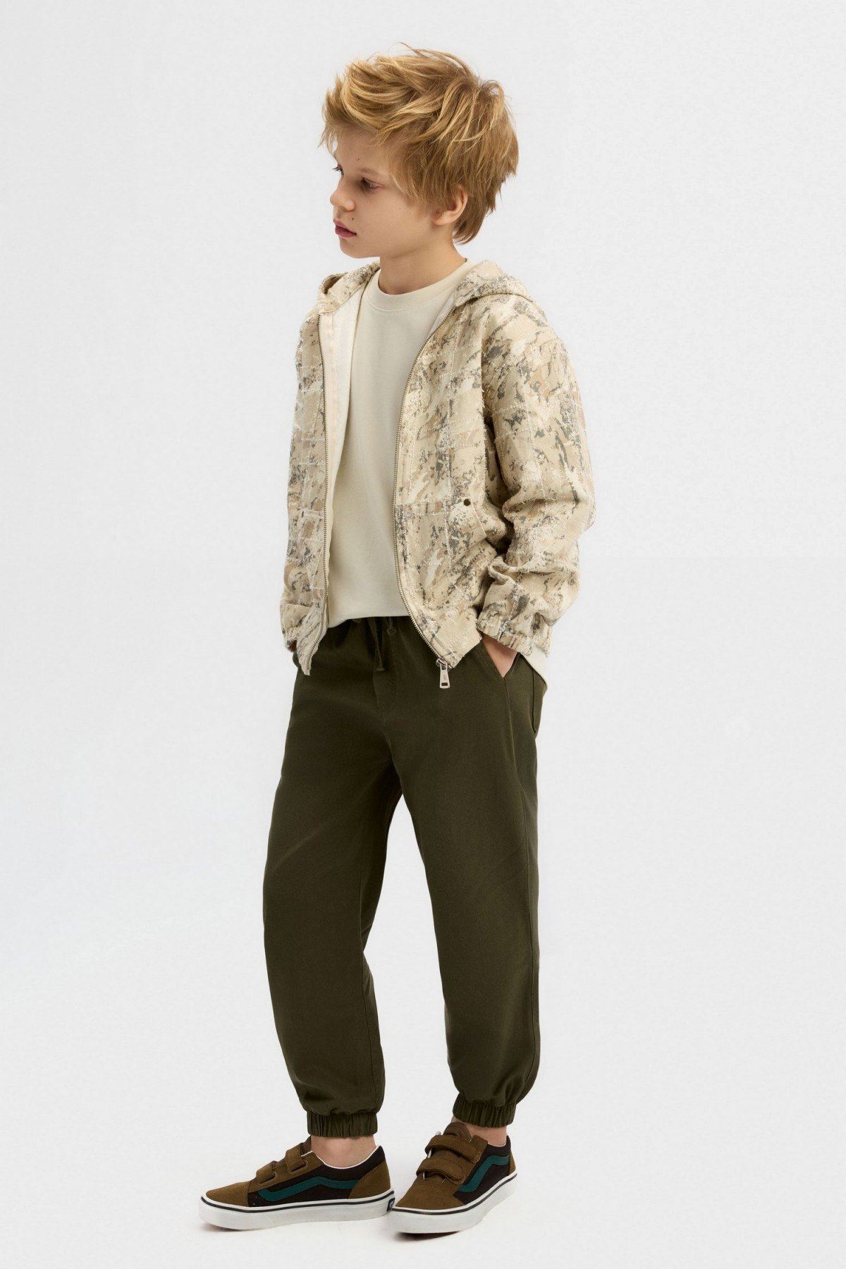 8-14 Yaş Hera Cool Erkek Çocuk 3'Lü Takım-Latte