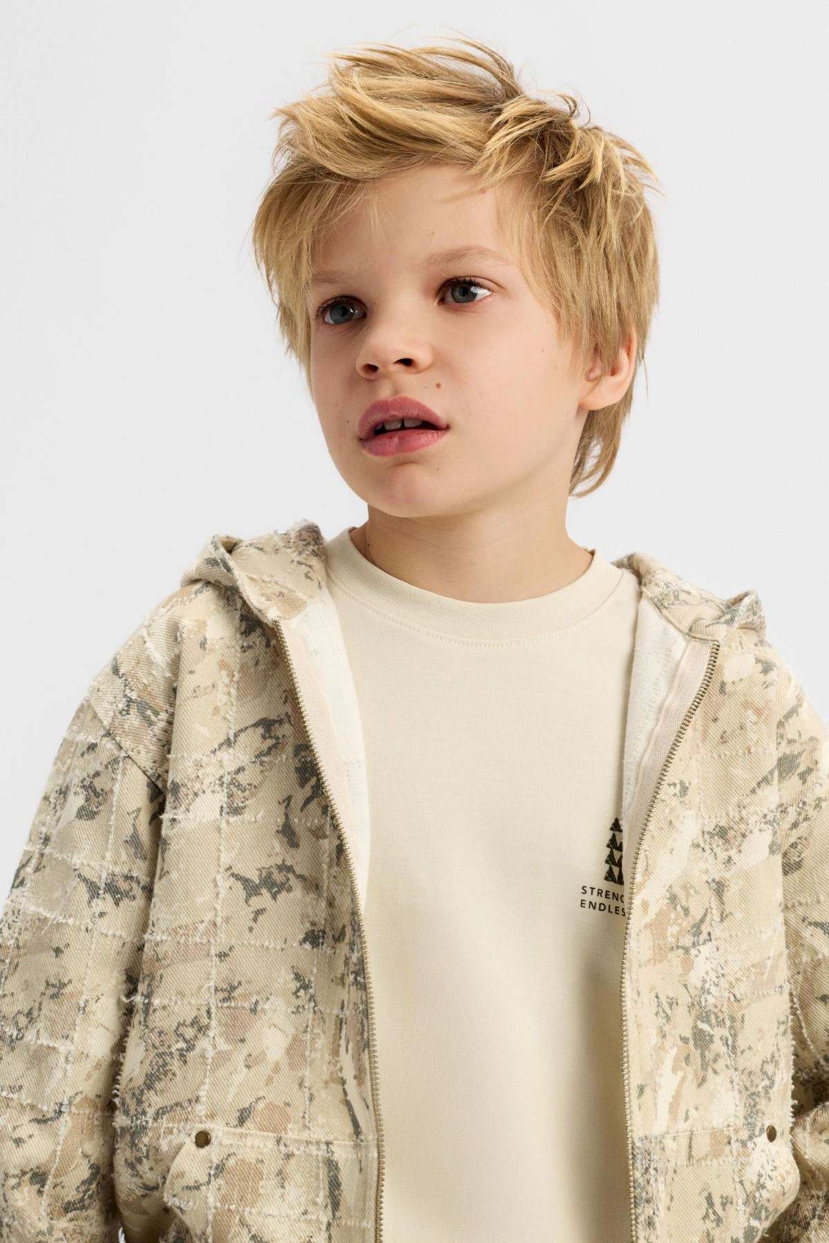 8-14 Yaş Hera Cool Erkek Çocuk 3'Lü Takım-Latte