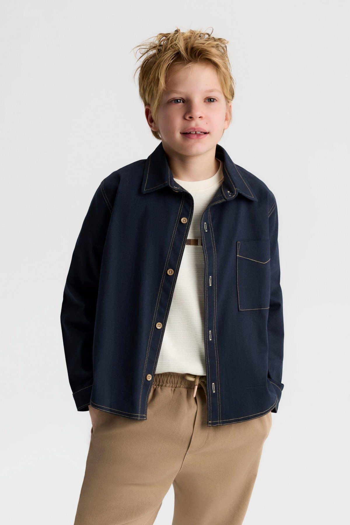 8-14 Yaş Edge Ross Erkek Çocuk 3'Lü Takım-Lacivert