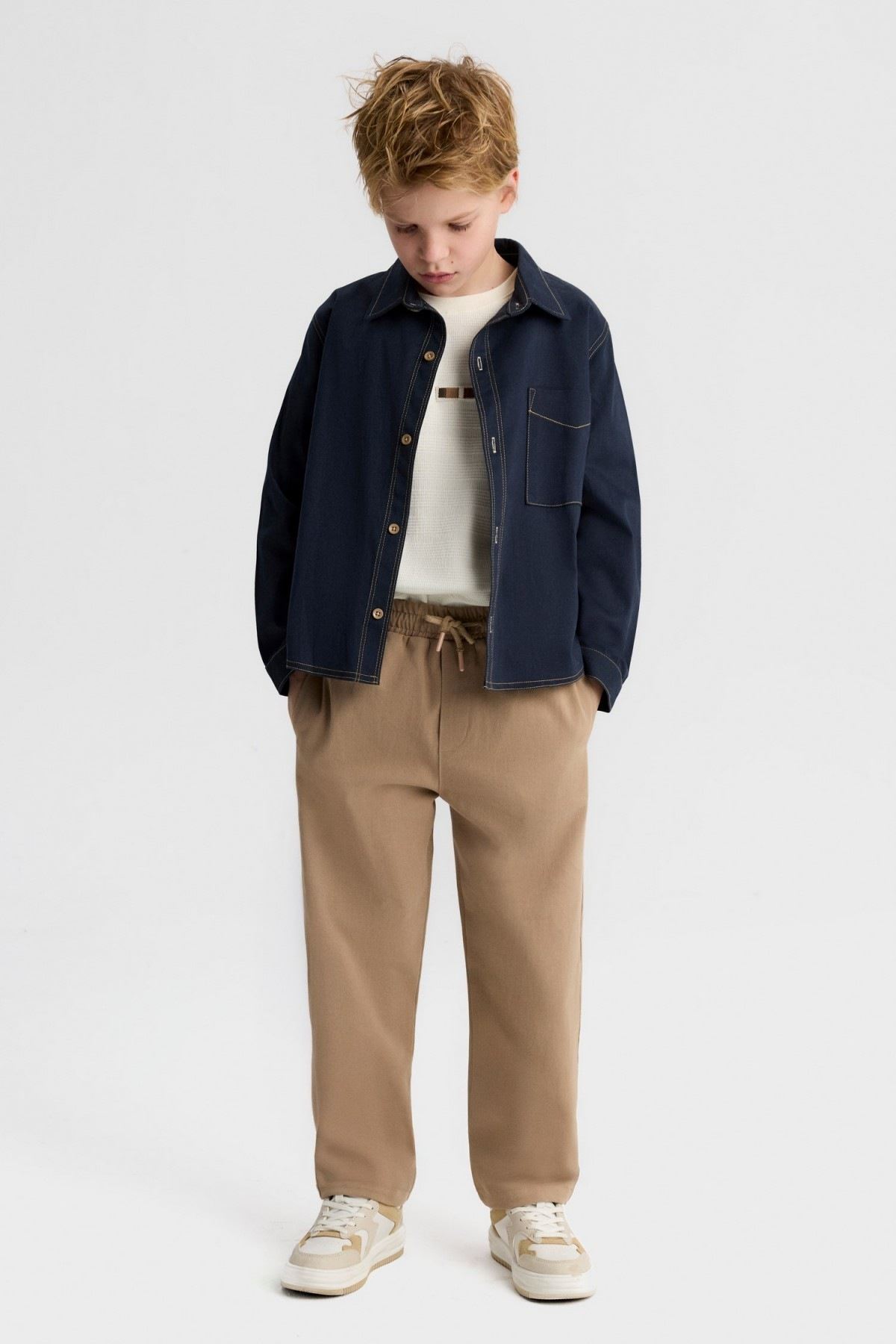 8-14 Yaş Edge Ross Erkek Çocuk 3'Lü Takım-Lacivert