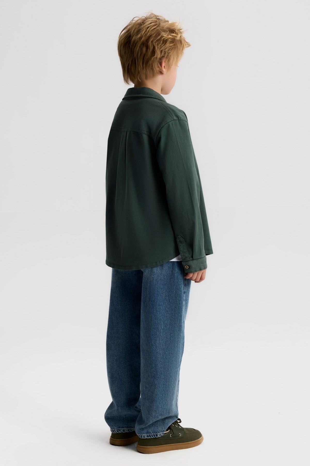 8-14 Yaş Twin Atlas Erkek Çocuk 3'Lü Takım-Yeşil