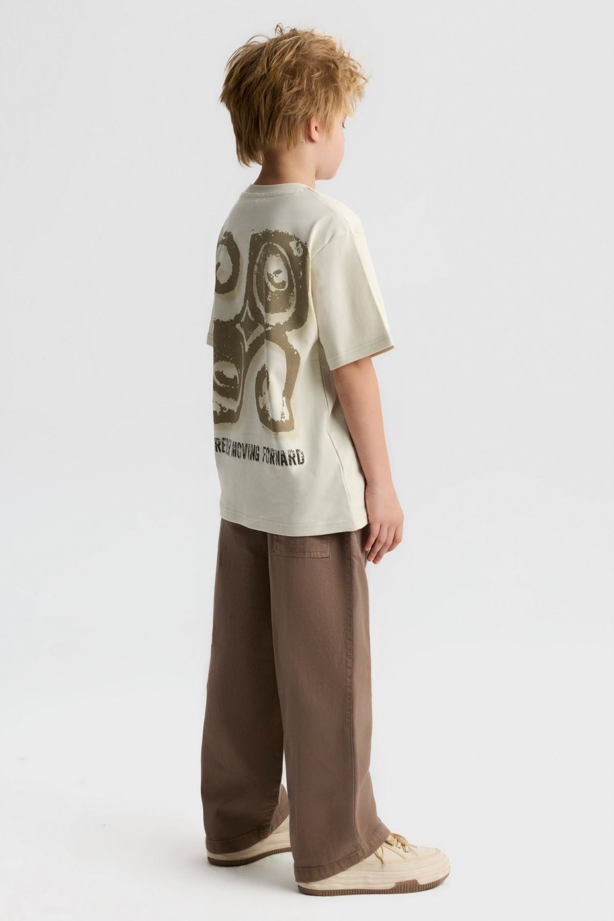 8-14 Yaş Forward Mustang Erkek Çocuk Takım-Latte