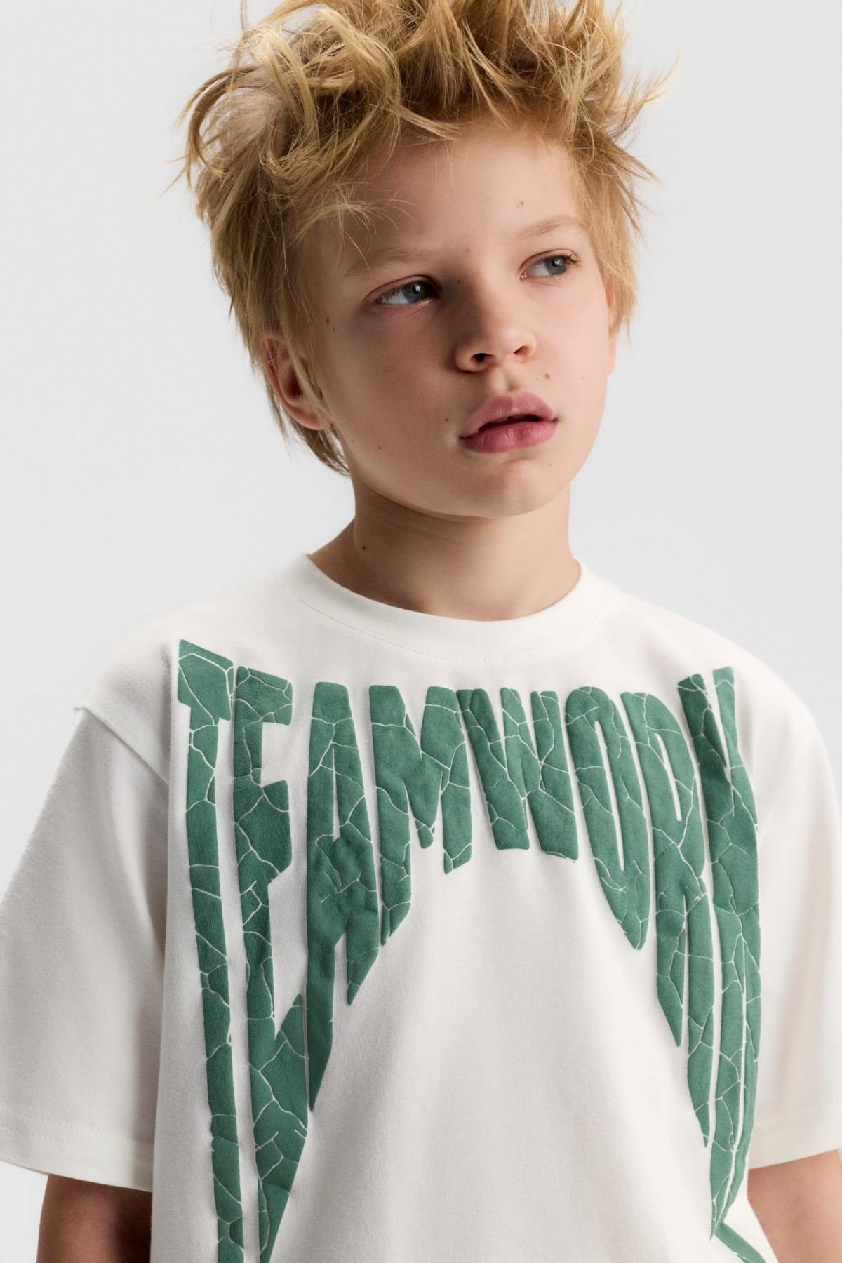 8-14 Yaş Teamwork Edition Erkek Çocuk Takım-Ekru