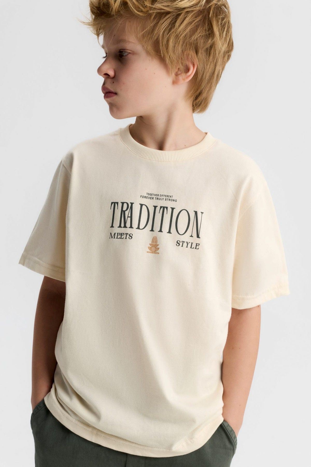 8-14 Yaş Meets Style Erkek Çocuk Takım-Latte