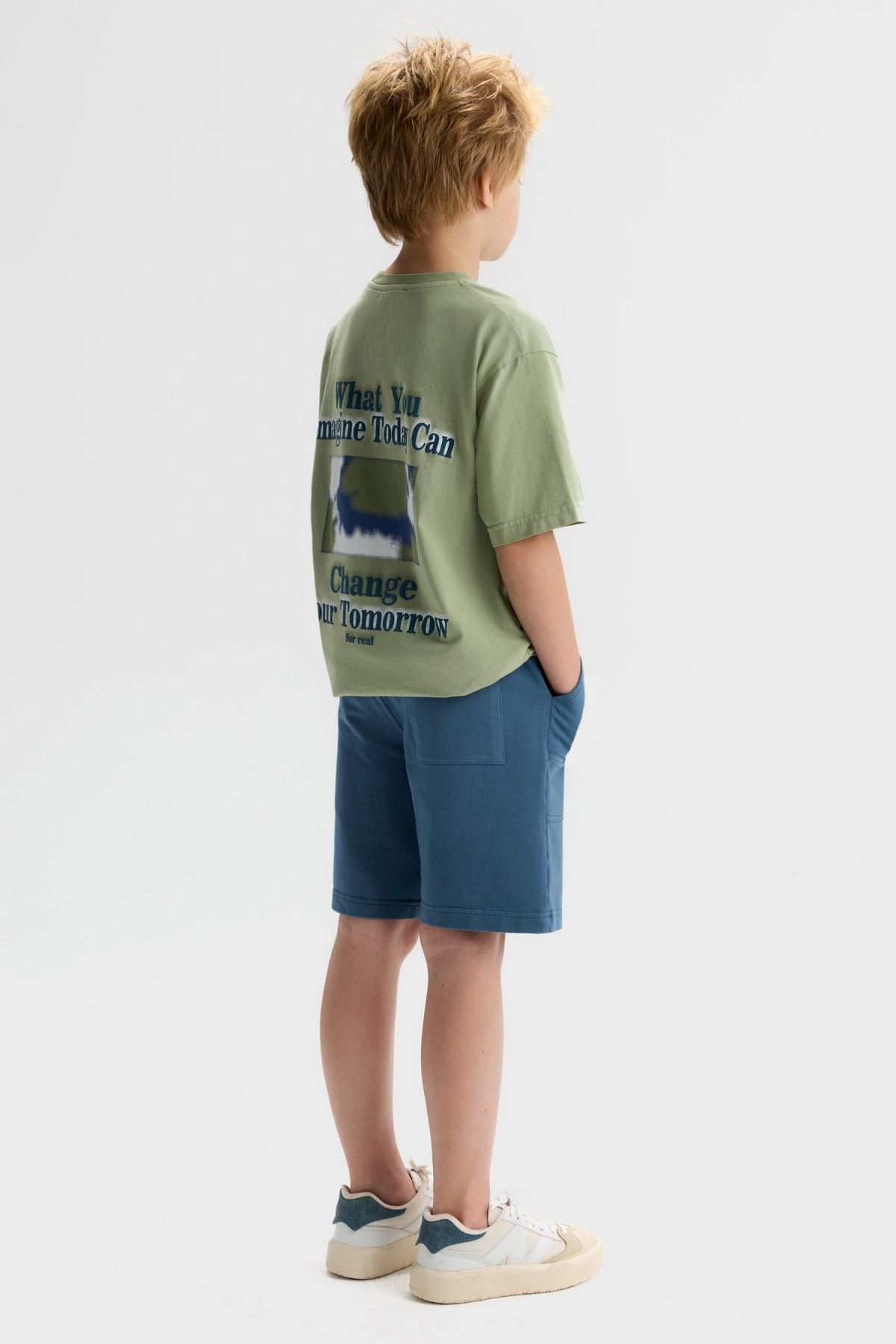 8-14 Yaş Change Imagine Erkek Çocuk Takım-Yeşil