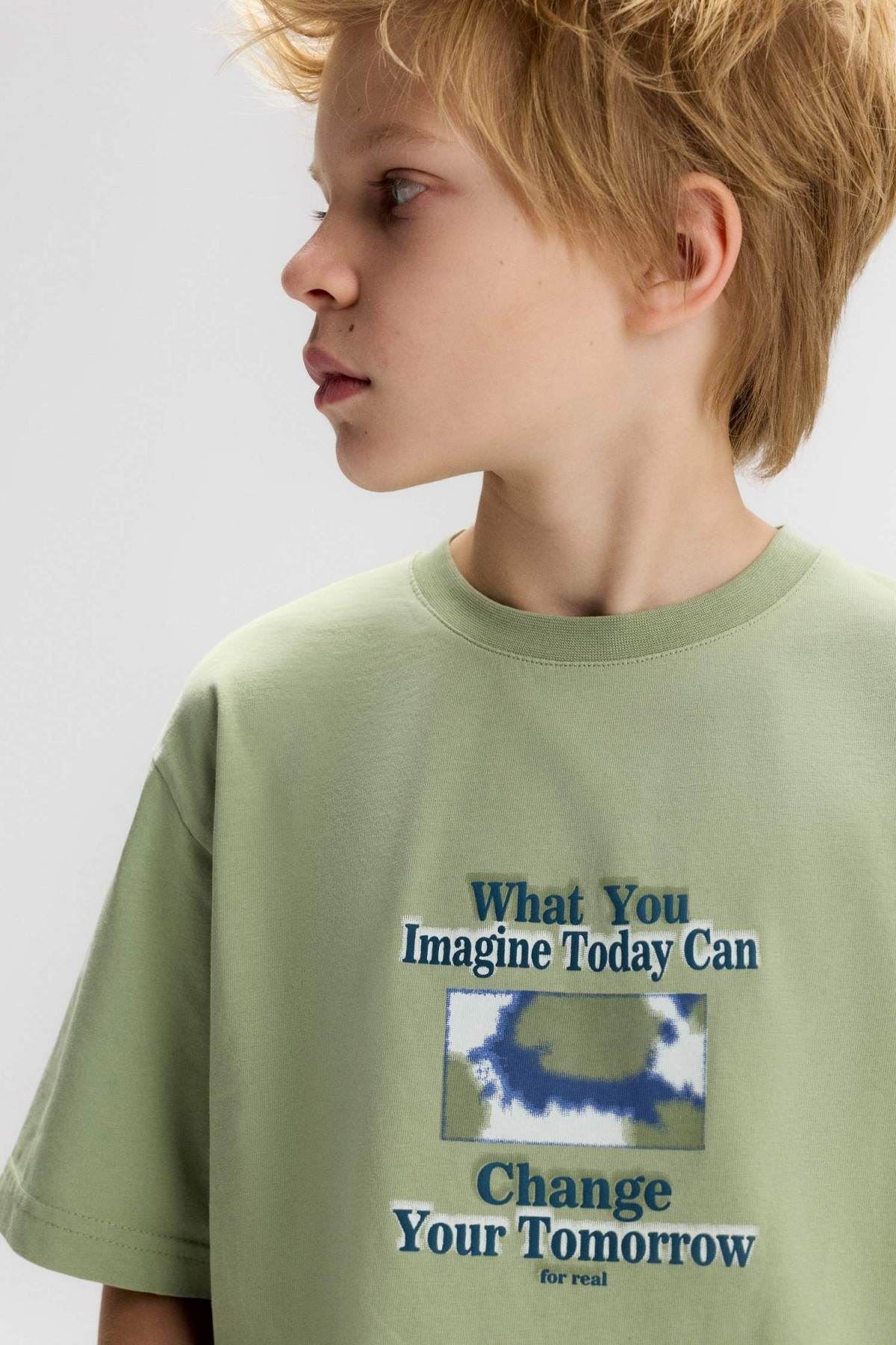 8-14 Yaş Change Imagine Erkek Çocuk Takım-Yeşil