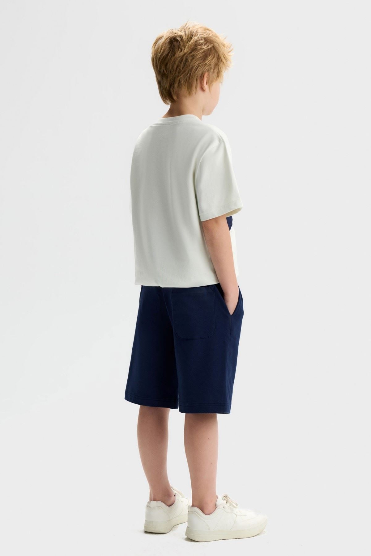 8-14 Yaş Your Superpower Erkek Çocuk Takım-Ekru