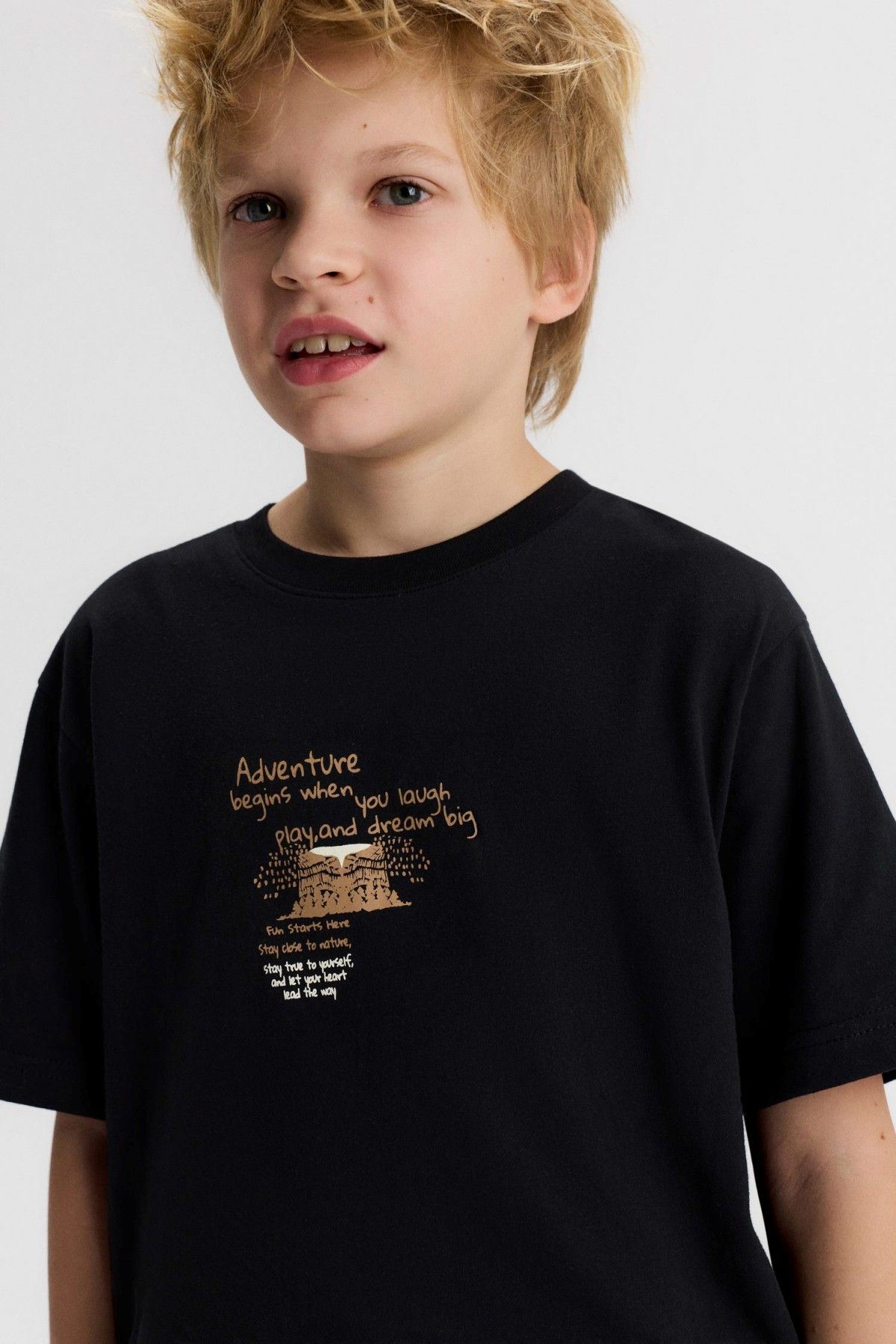 8-14 Yaş Panther Theo Erkek Çocuk Takım-Siyah