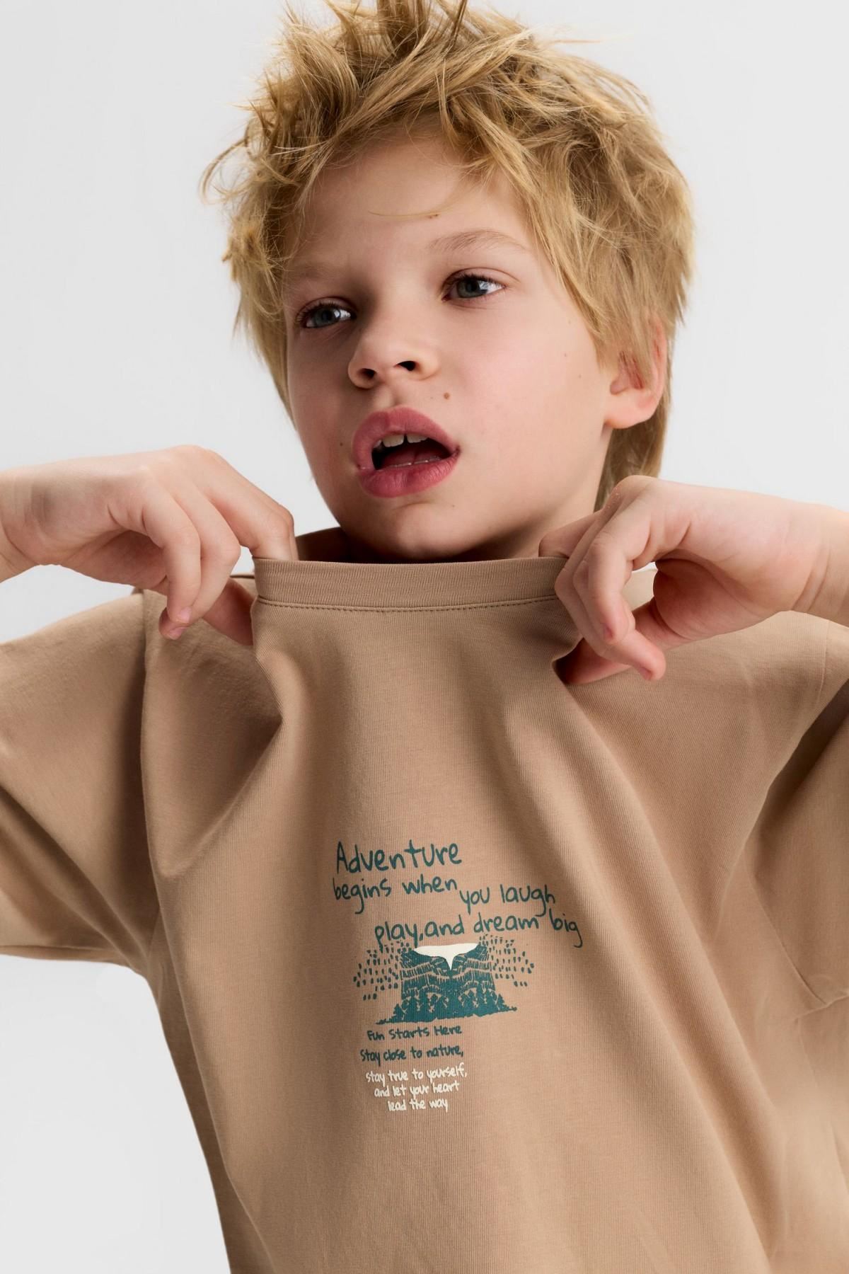 8-14 Yaş Panther Theo Erkek Çocuk Takım-Camel