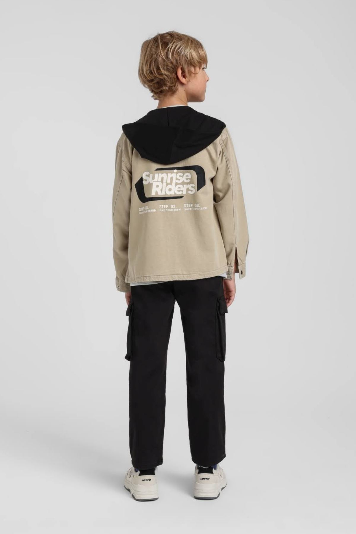 5-14 Yaş Sunrise Rıders Erkek Çocuk 3'Lü Takım-Latte