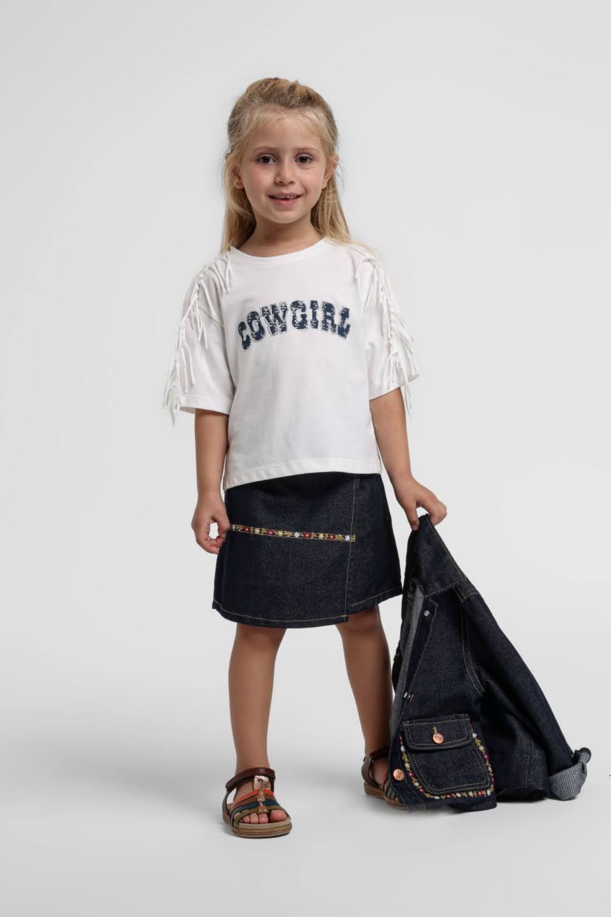 1-5 Yaş Moon Clara Kız Çocuk 3'Lü Takım-İndigo