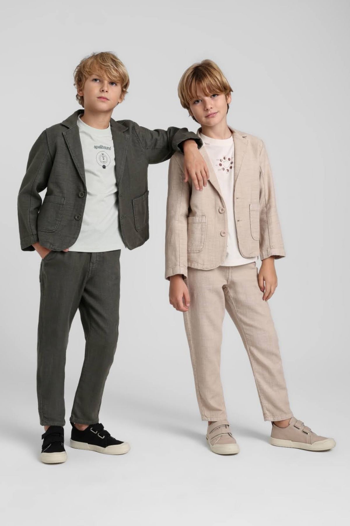 5-14 Yaş Royal Atlas Erkek Çocuk 3'Lü Takım-Latte